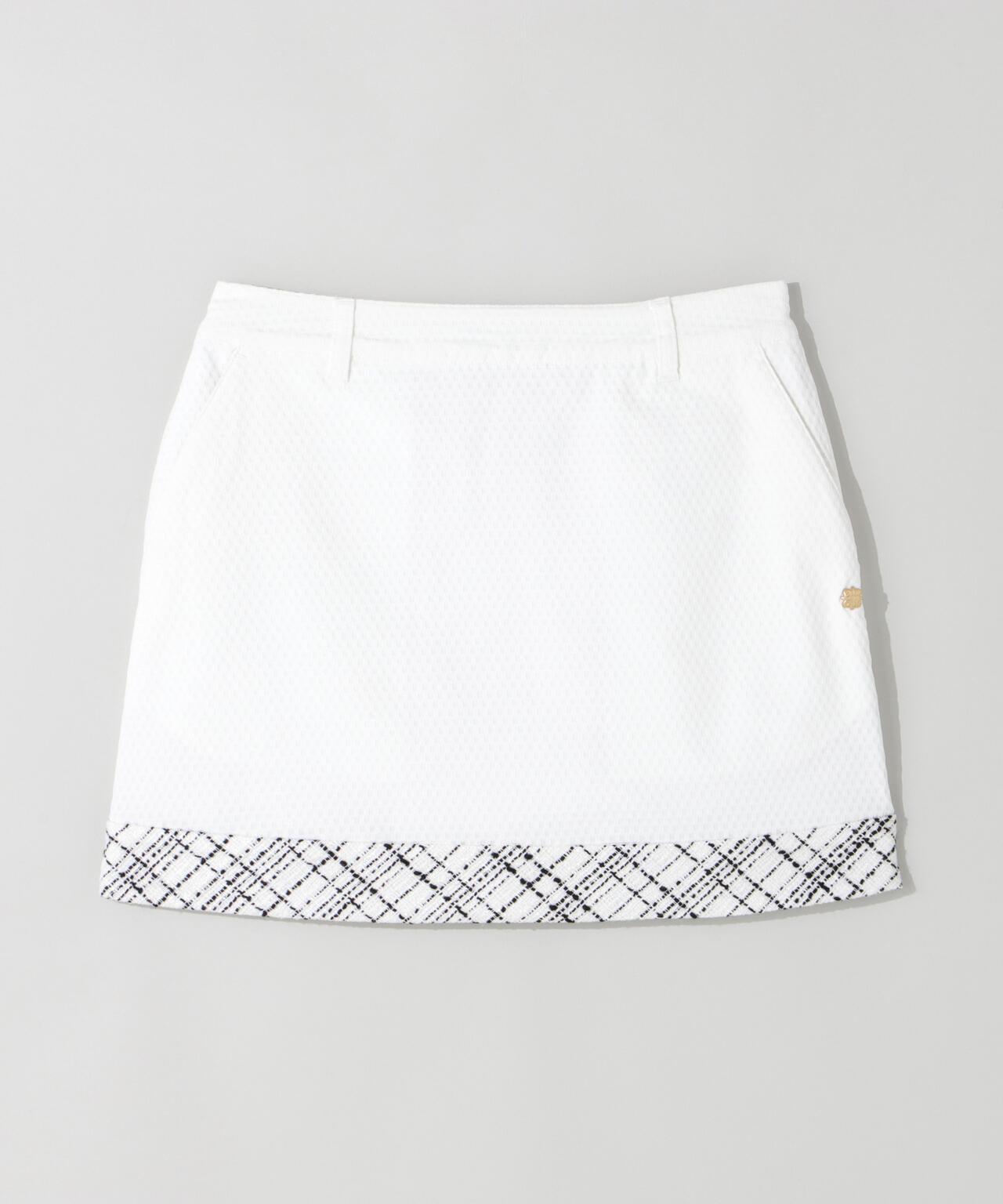 サッカージオメトリックジャガードスカート (WOMENS)
