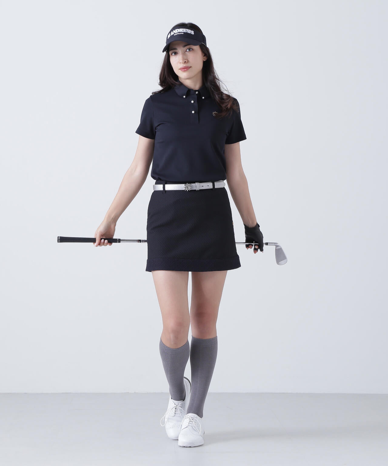 サッカージオメトリックジャガードスカート (WOMENS)