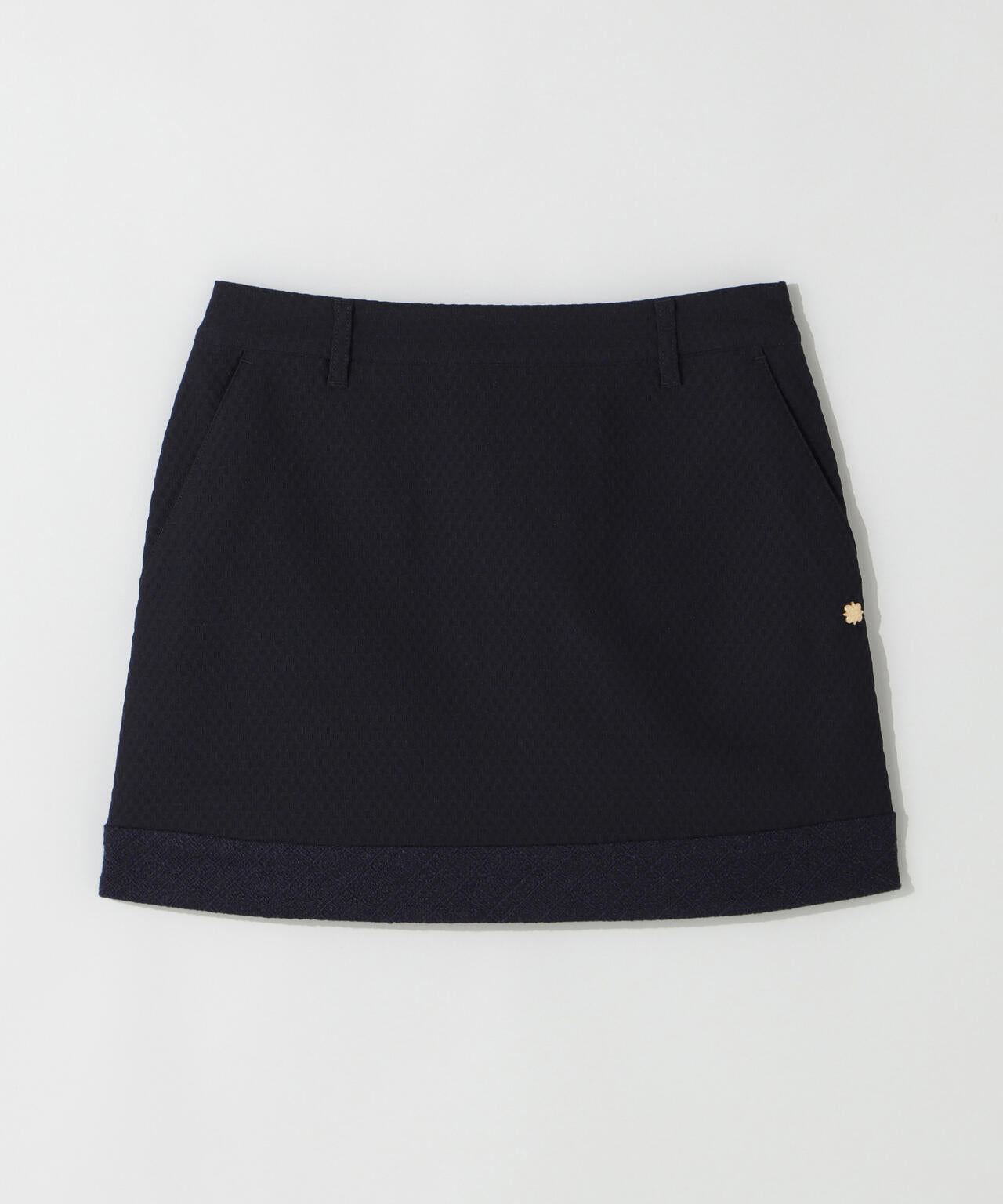 サッカージオメトリックジャガードスカート (WOMENS)