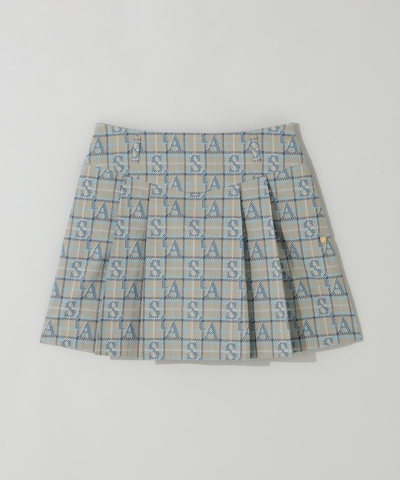 ロゴチェックジャガードスカート (WOMENS)