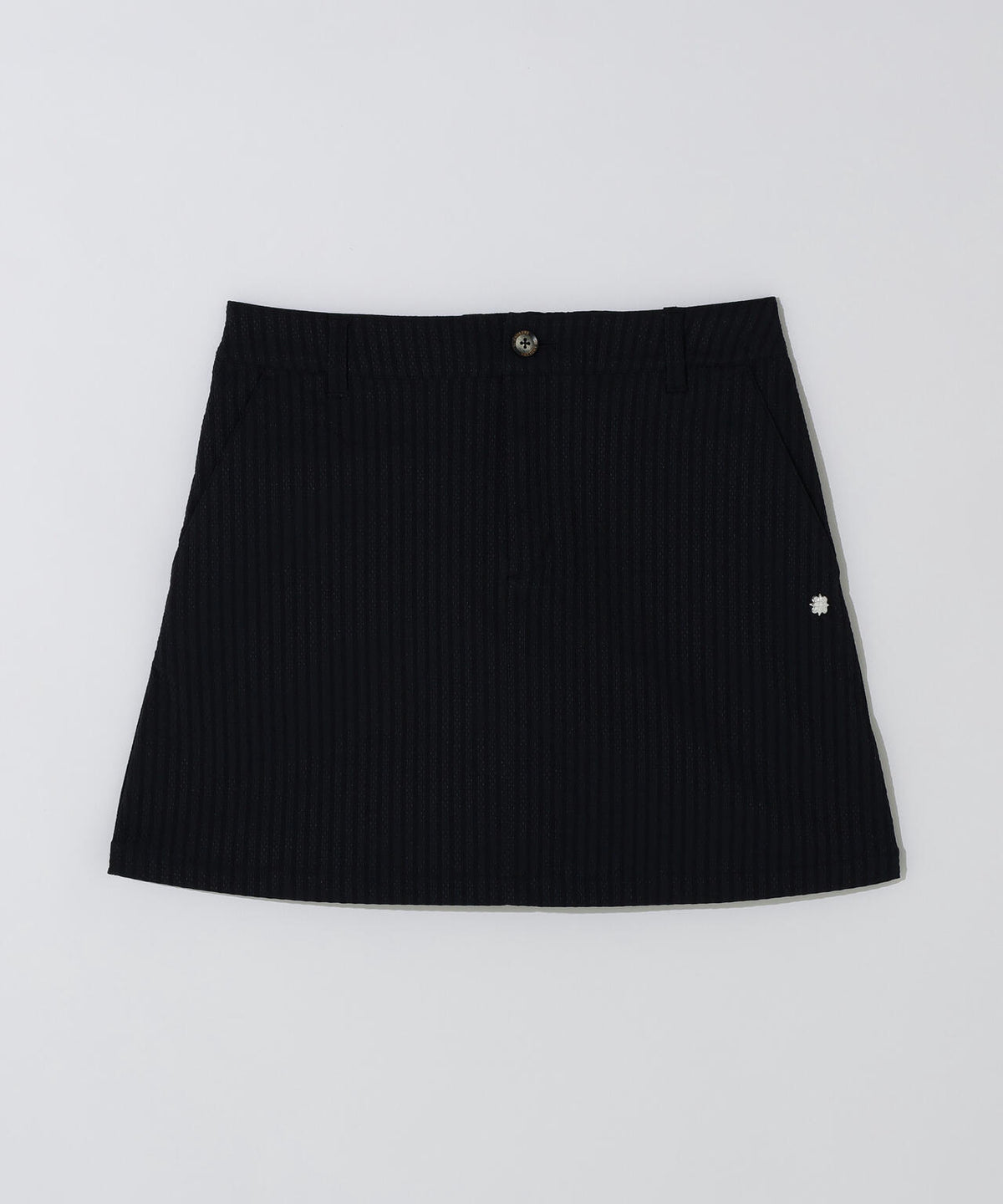ドットストライプジャカード台形スカート (WOMENS)