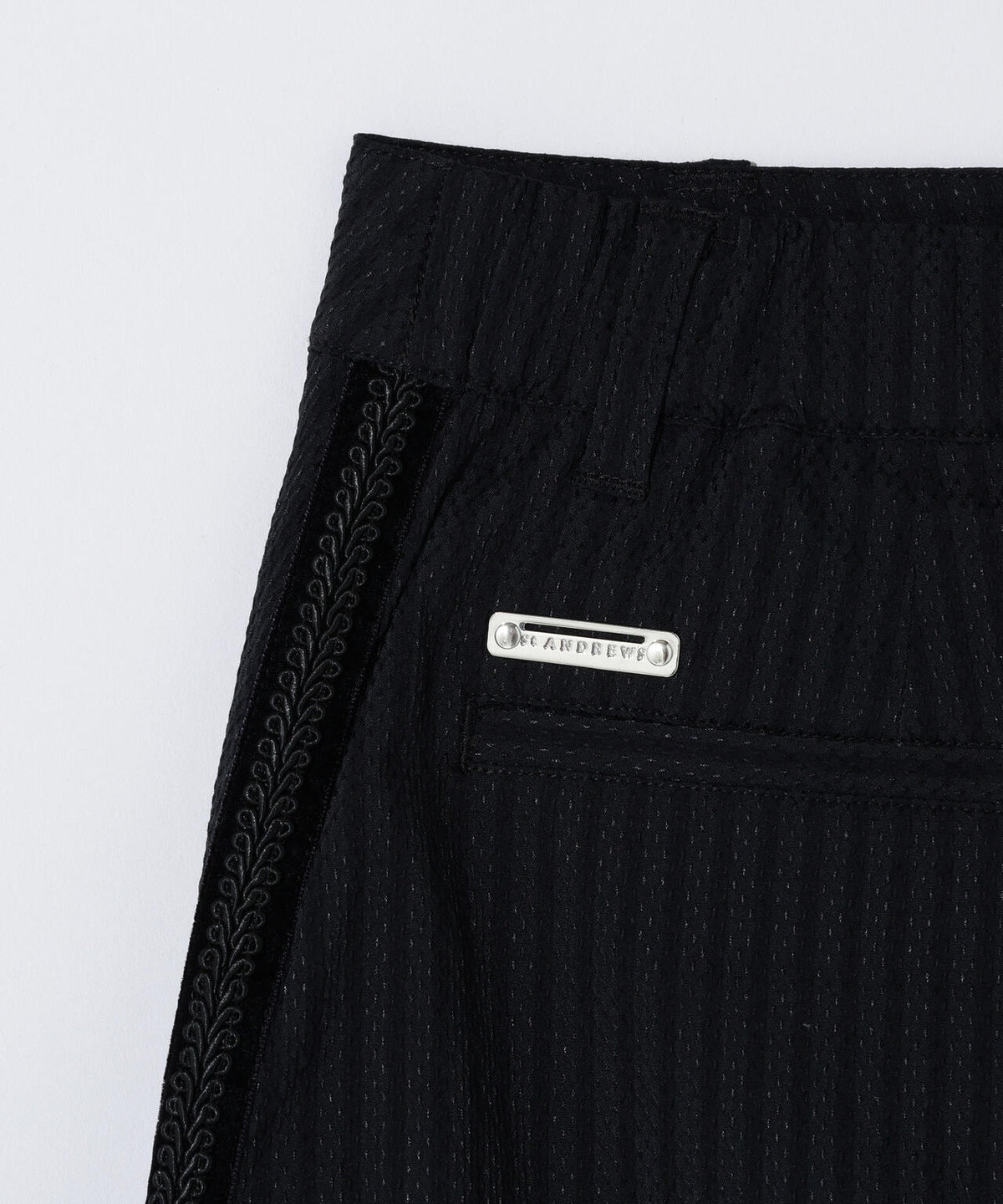 ドットストライプジャカード台形スカート (WOMENS)