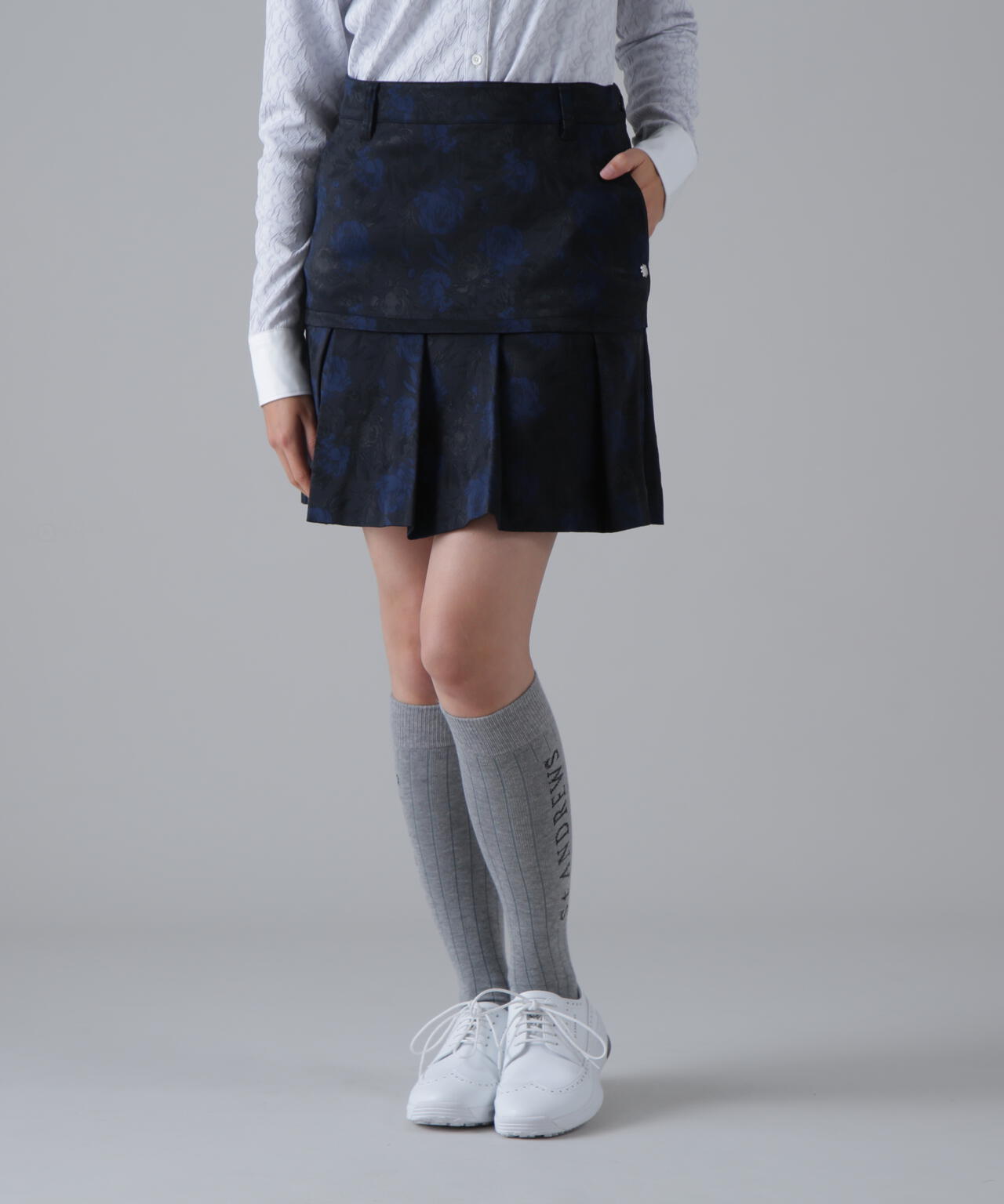 ボニースコットランドジャガードスカート (WOMENS)