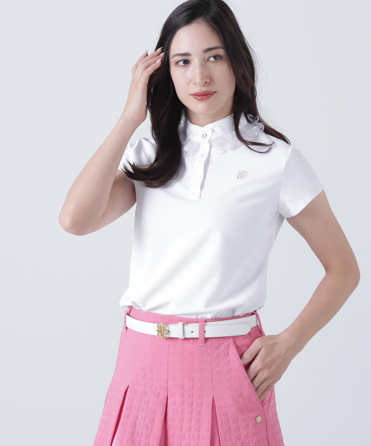 SPXジャガードUV半袖シャツ (WOMENS)