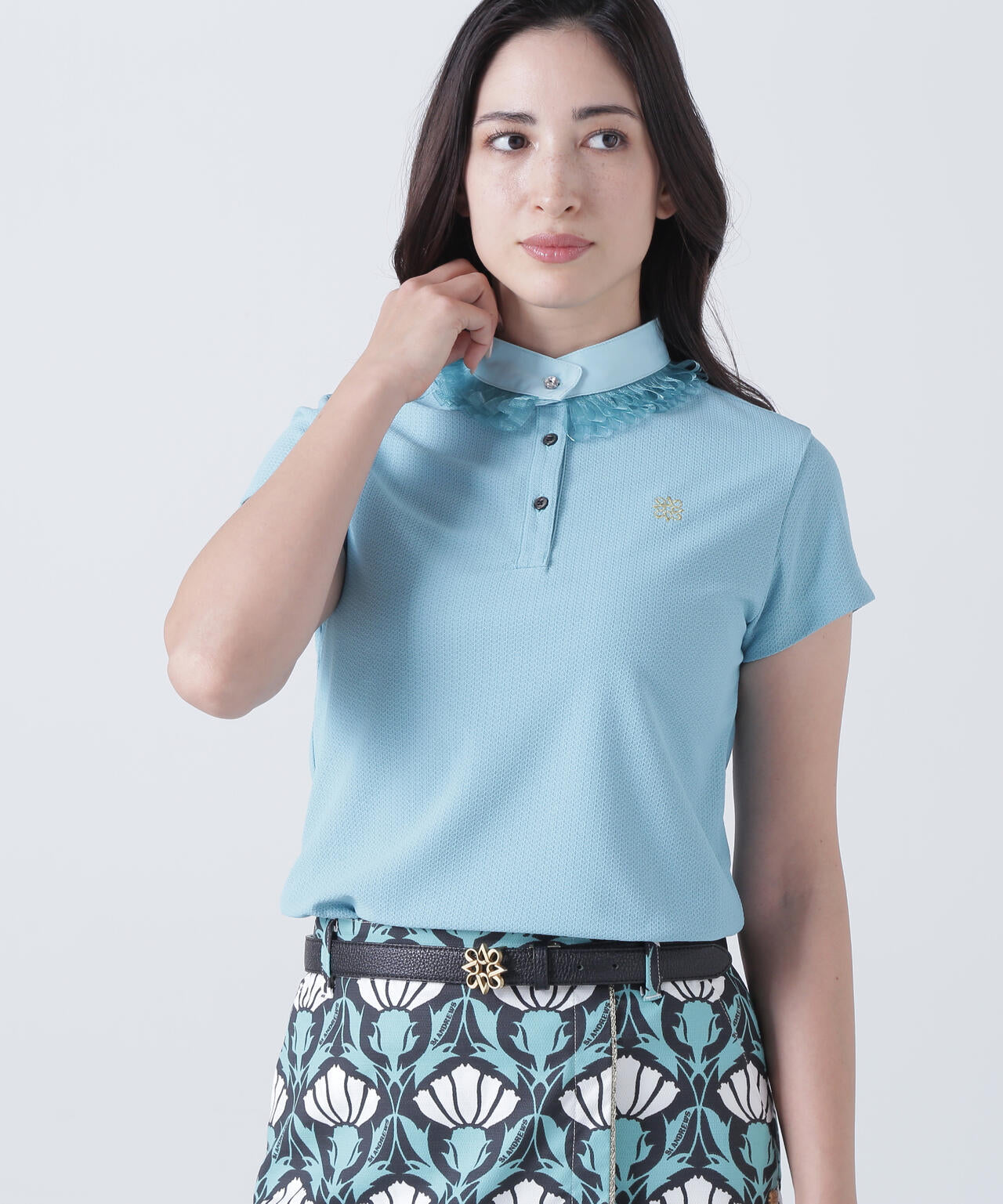 SPXジャガードUV半袖シャツ (WOMENS)