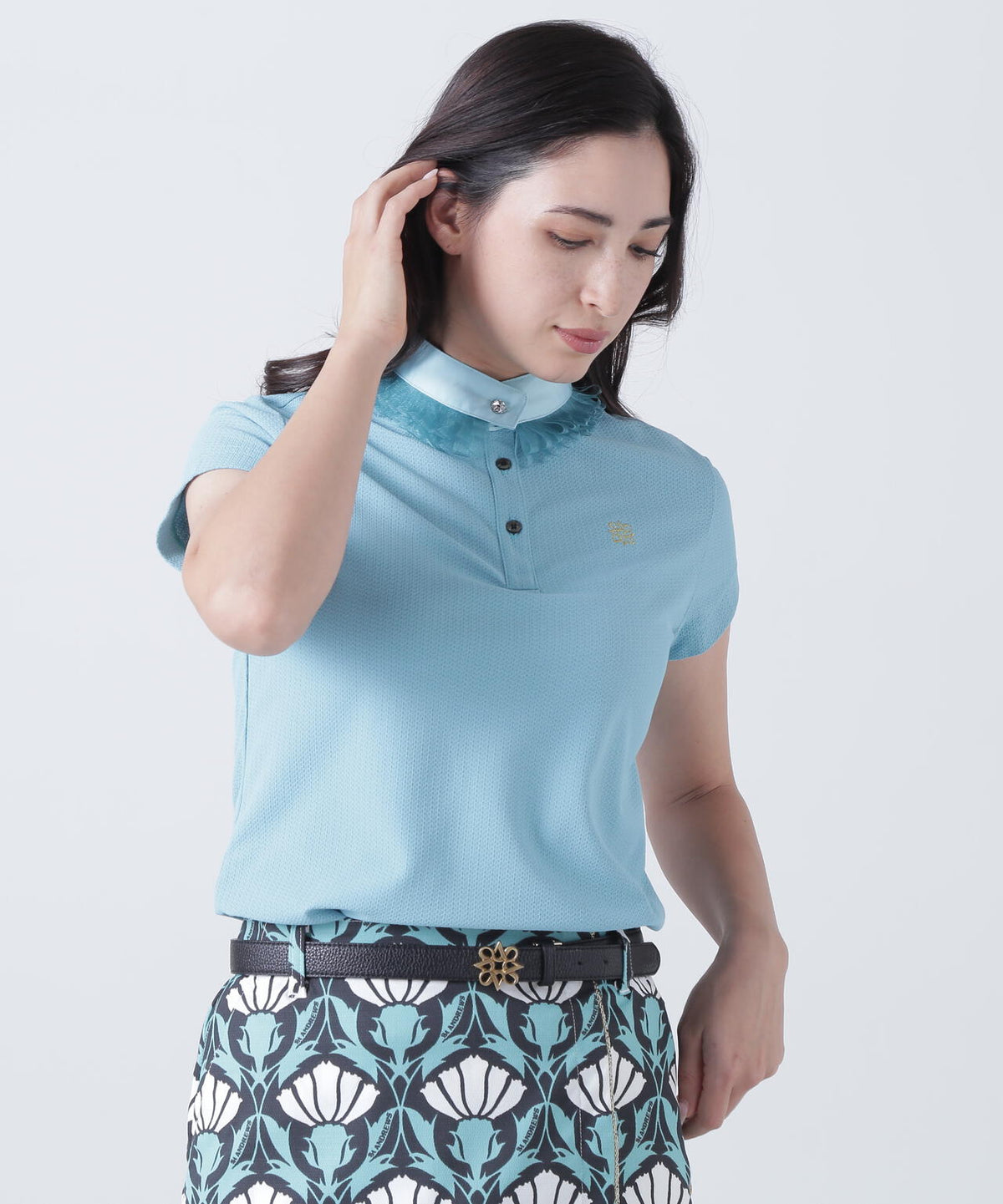 SPXジャガードUV半袖シャツ (WOMENS)
