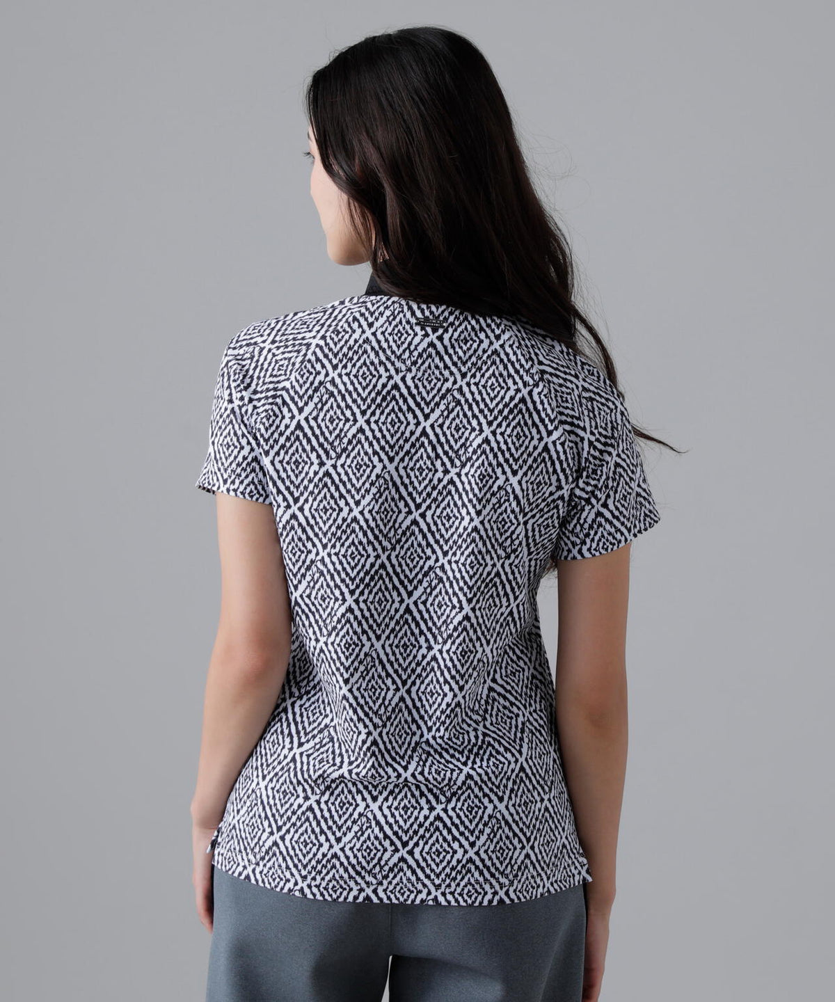 SPXダイヤプリント半袖ポロシャツ (WOMENS)