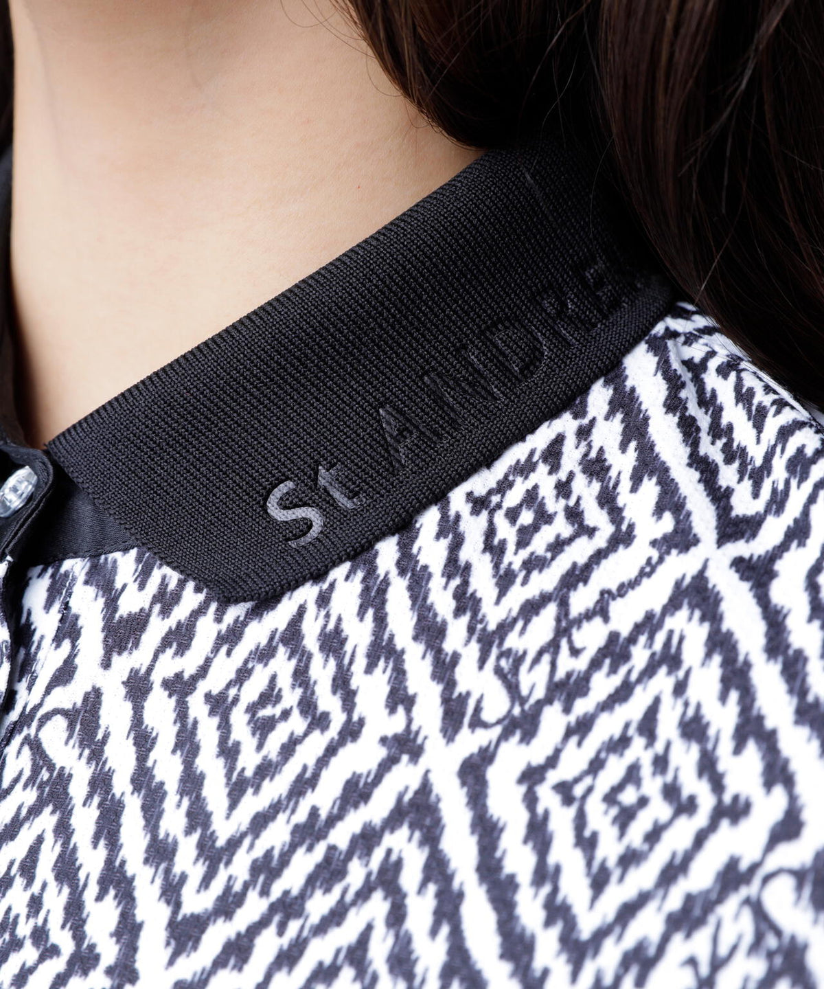 SPXダイヤプリント半袖ポロシャツ (WOMENS)