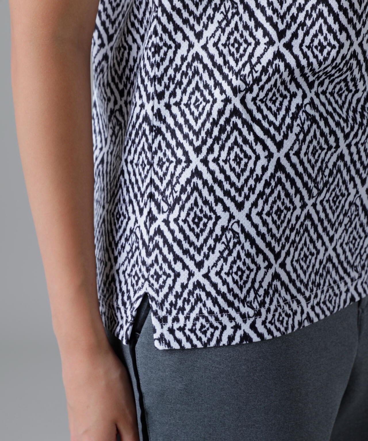 SPXダイヤプリント半袖ポロシャツ (WOMENS)