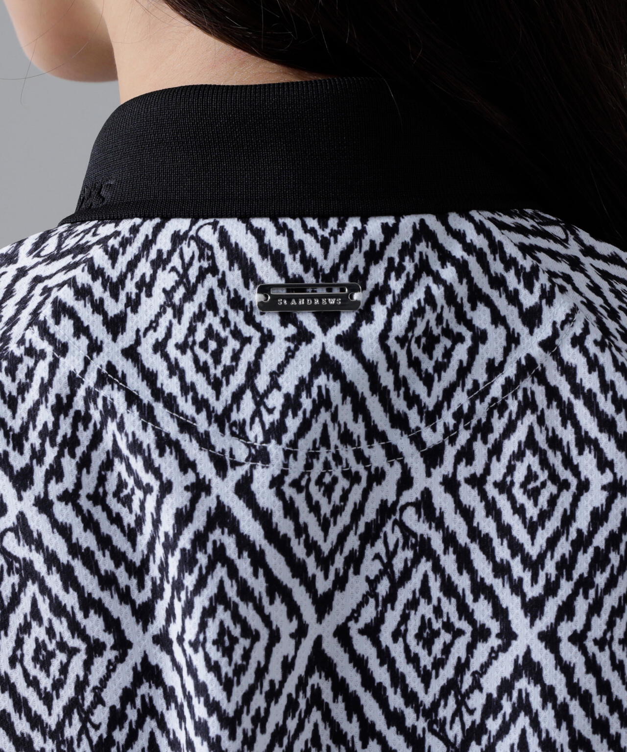 SPXダイヤプリント半袖ポロシャツ (WOMENS)