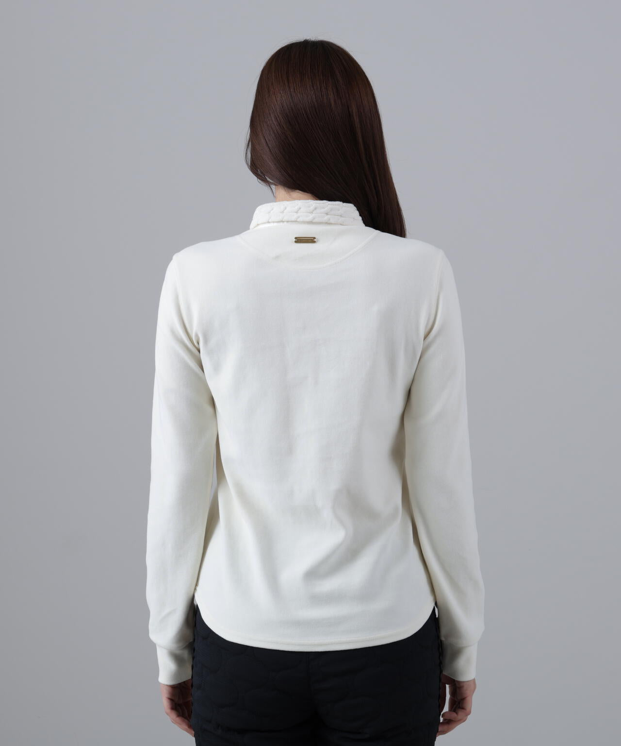 パイル長袖ポロシャツ (WOMENS)