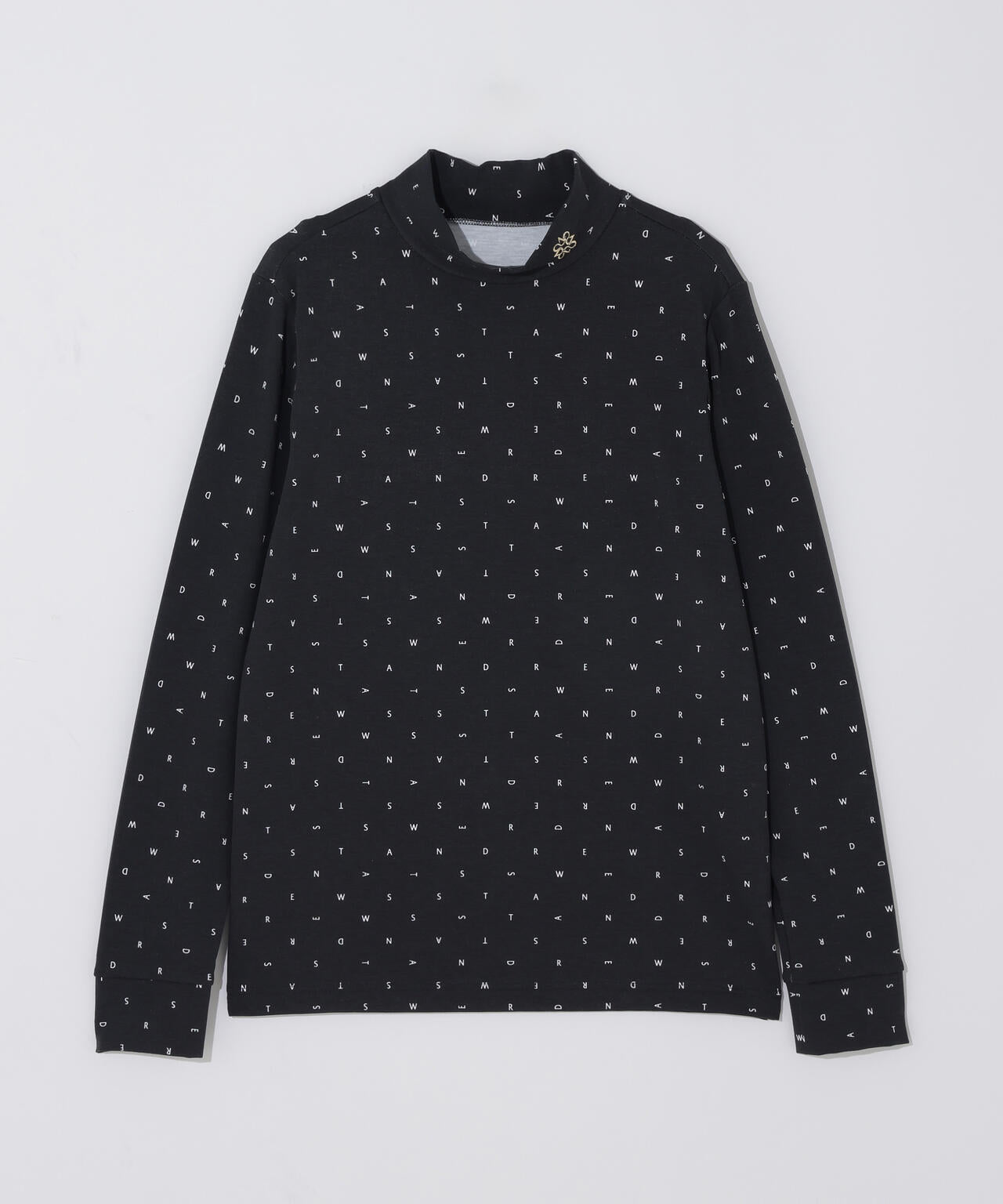 ソリストヒートミニロゴプリント長袖ハイネックカットソー (WOMENS)