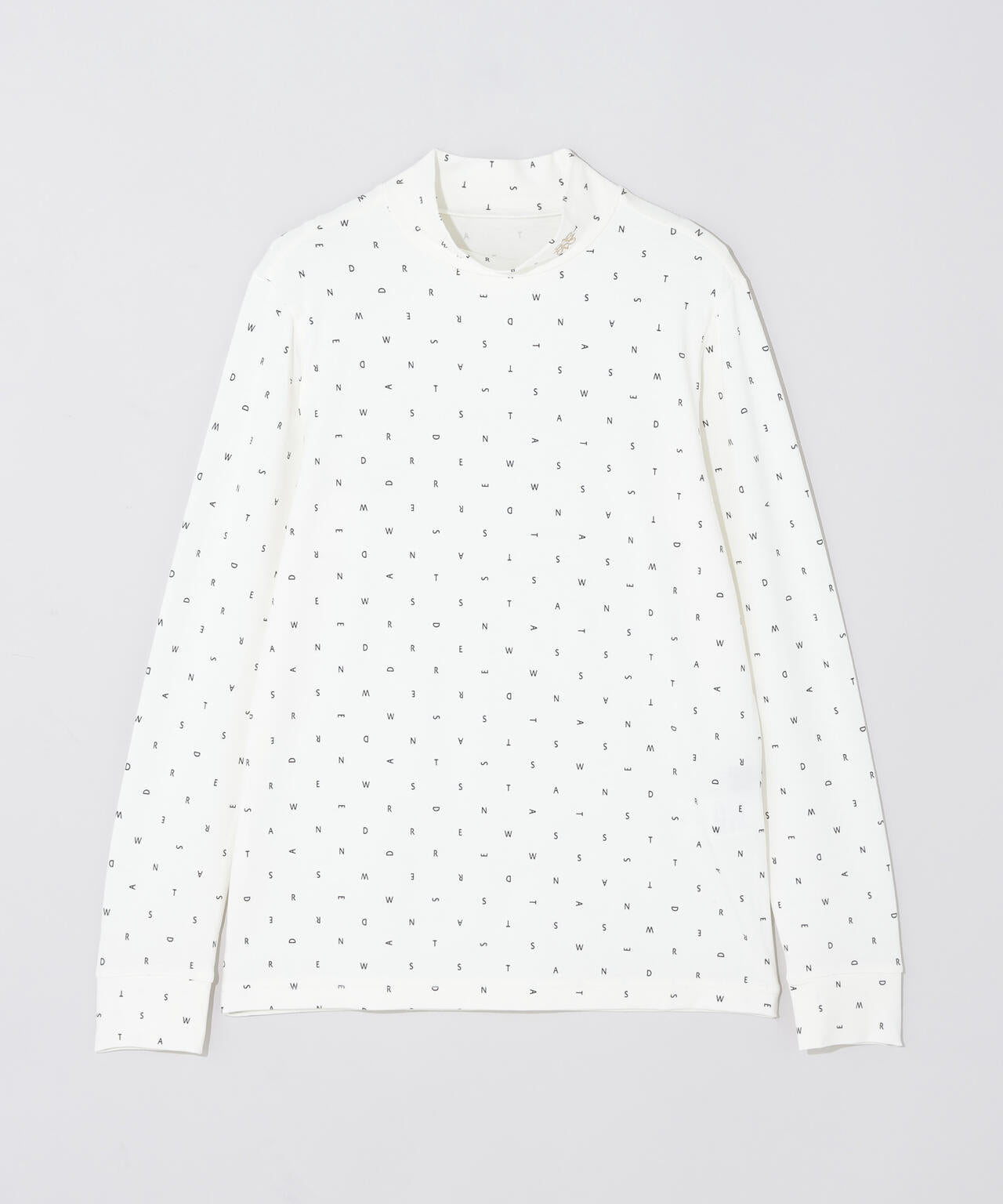 ソリストヒートミニロゴプリント長袖ハイネックカットソー (WOMENS)