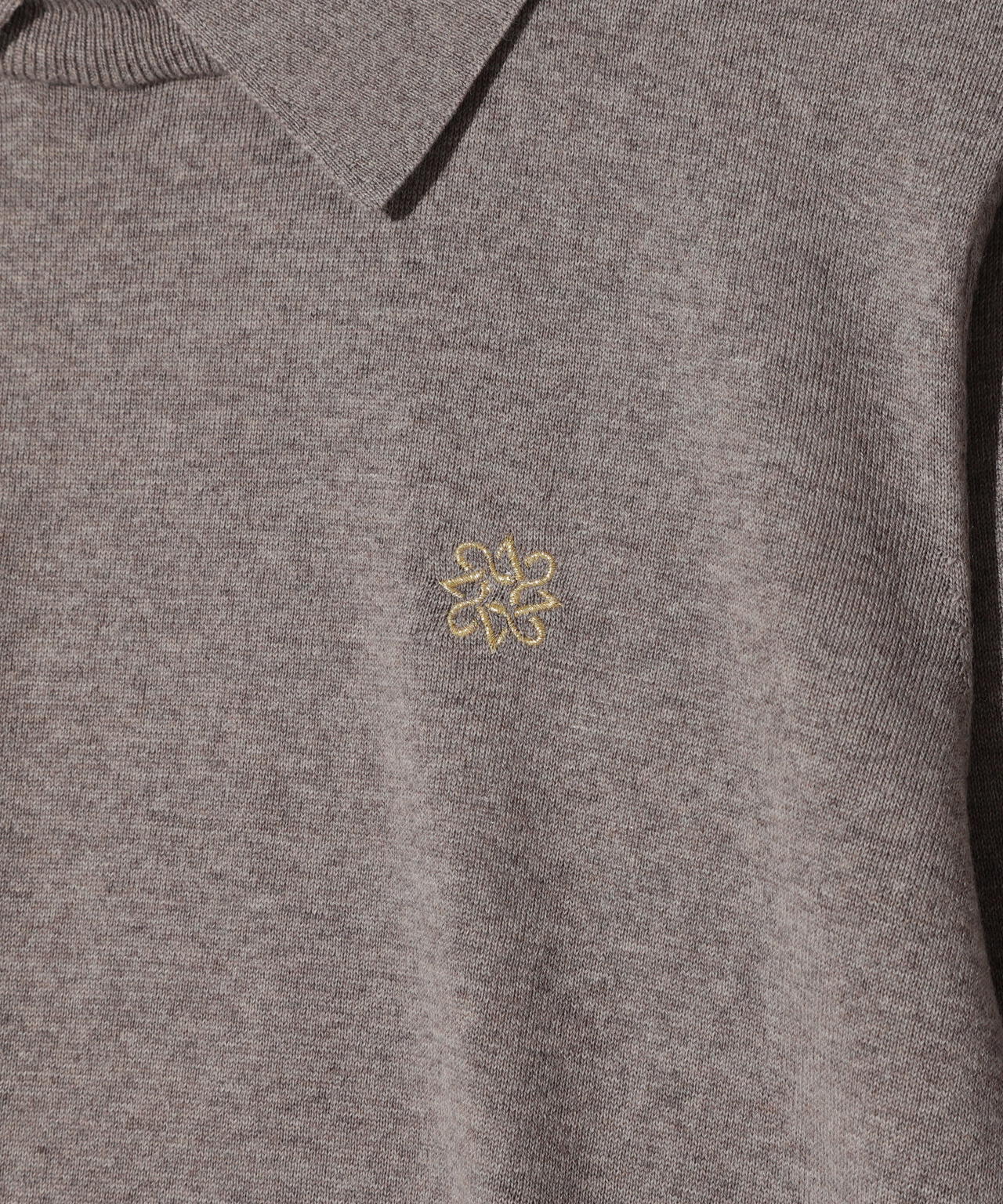 16G天竺襟付きクルーネックニットプルオーバー (WOMENS)