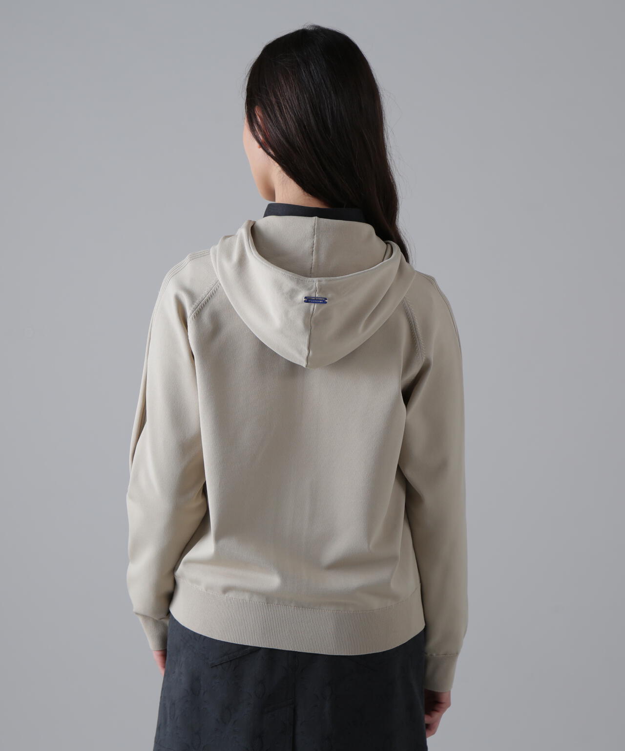 14G天竺×リブフルジップニットフーディ (WOMENS)