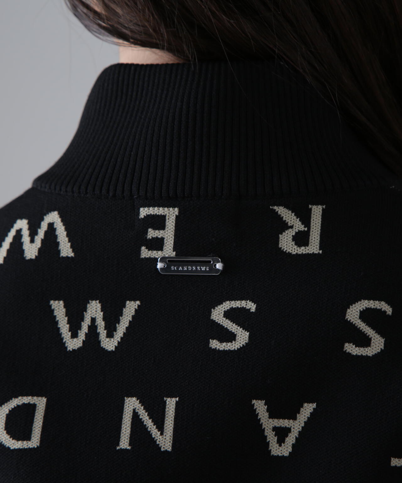 14Gロゴジャガードフルジップニット (WOMENS)