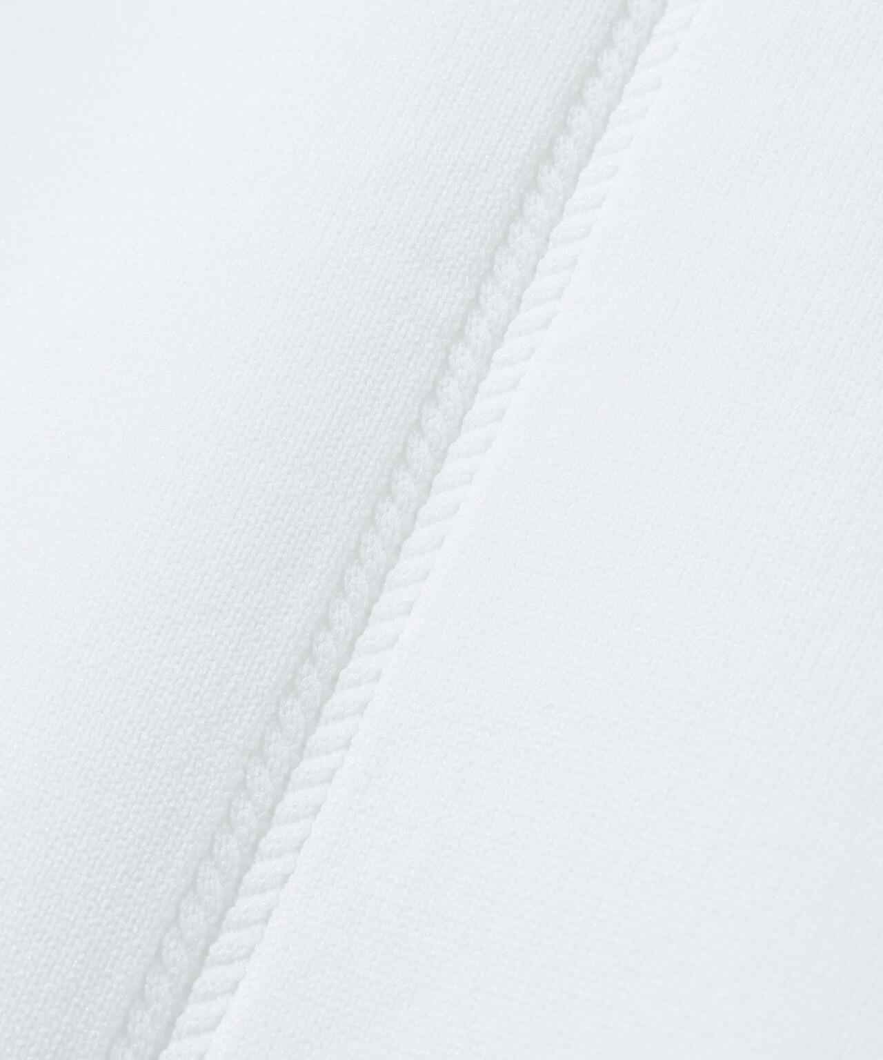 14G天竺×ケーブル Vネックニットベスト (WOMENS)