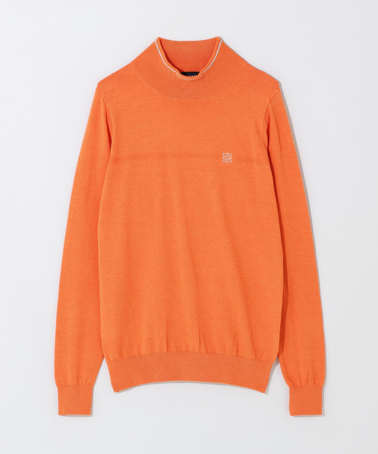 カシミヤタッチ天竺モックネックニットプルオーバー (WOMENS)