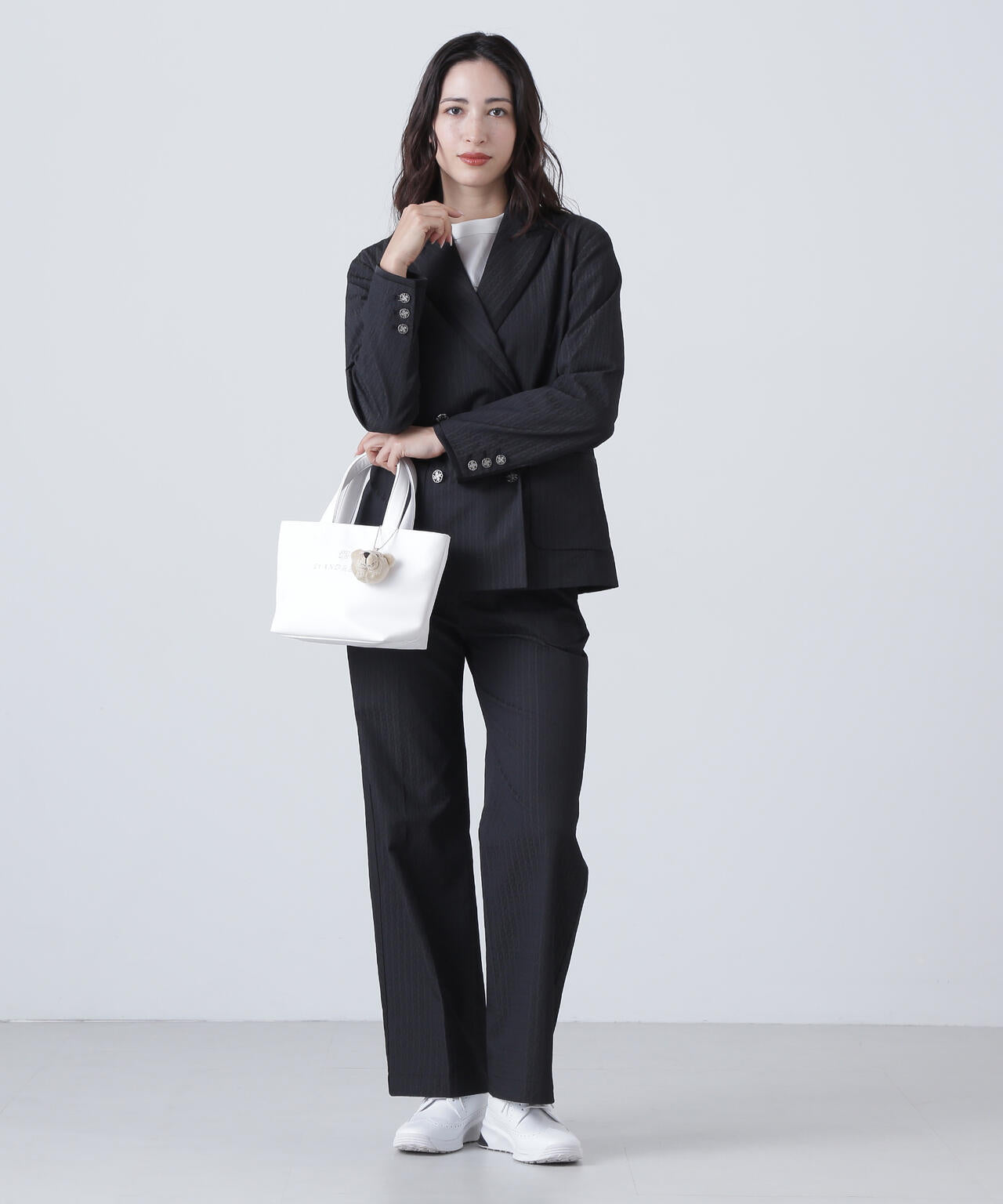 ドットサークルジャガードパンツ (WOMENS)