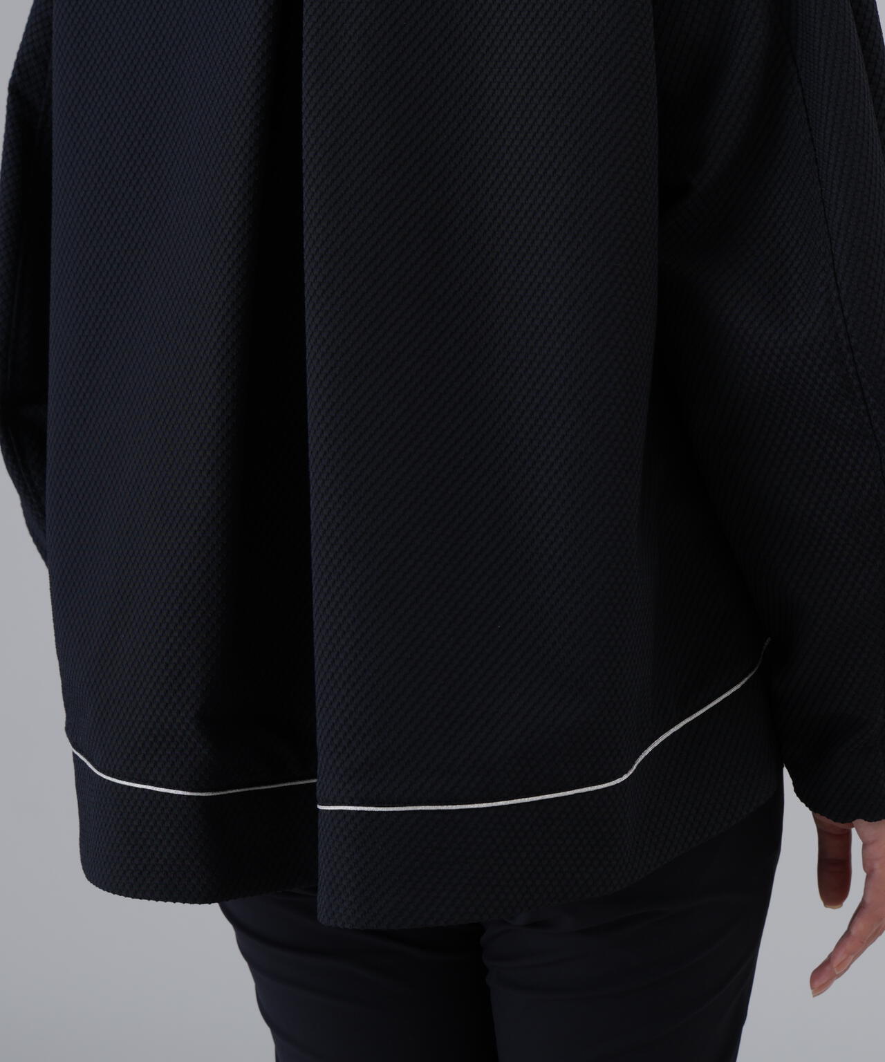 幾何学ジャガードブルゾン (WOMENS)