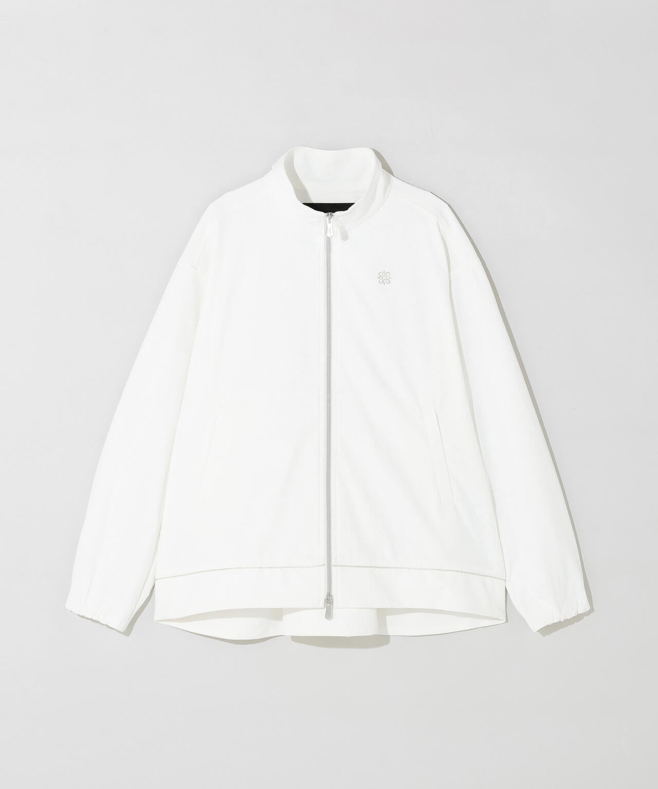 幾何学ジャガードブルゾン (WOMENS)