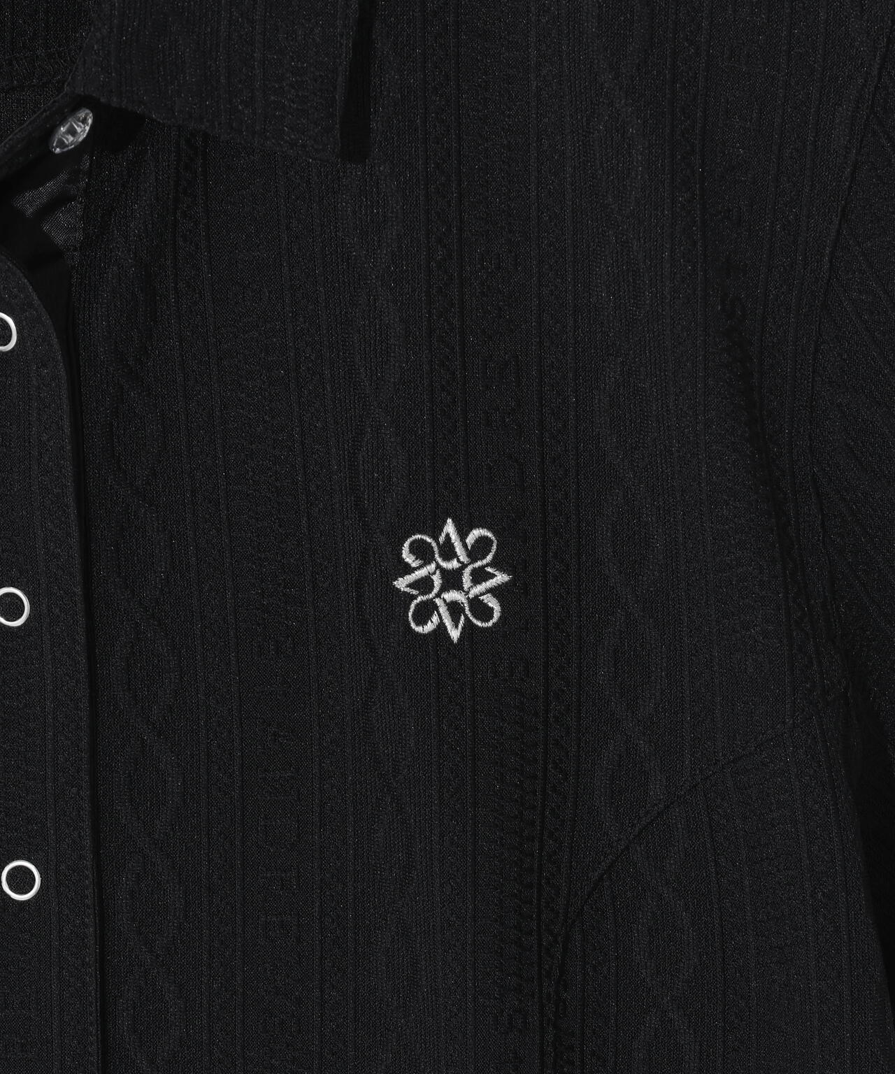 縄柄リンクス半袖ワンピース (WOMENS)