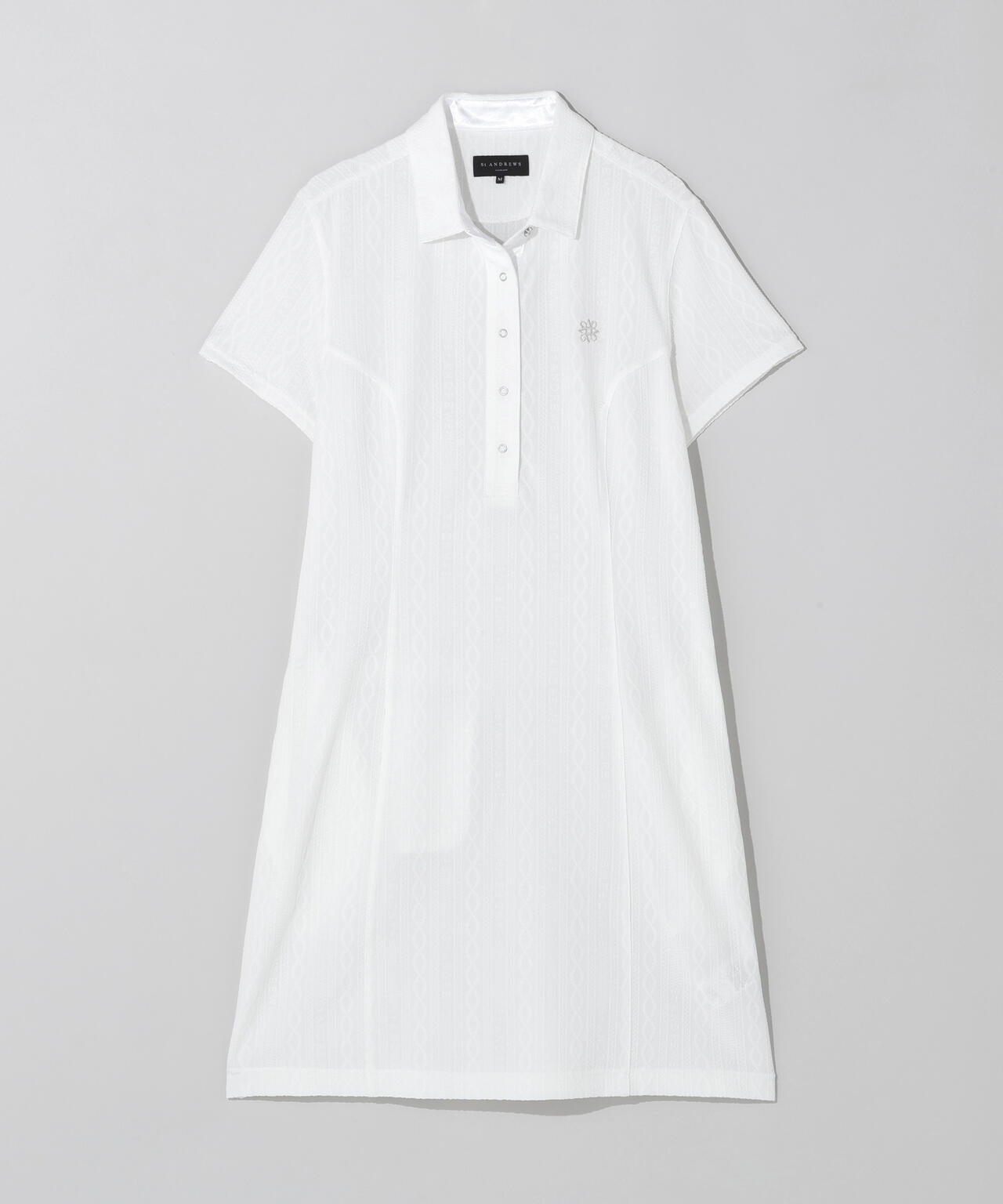 縄柄リンクス半袖ワンピース (WOMENS)