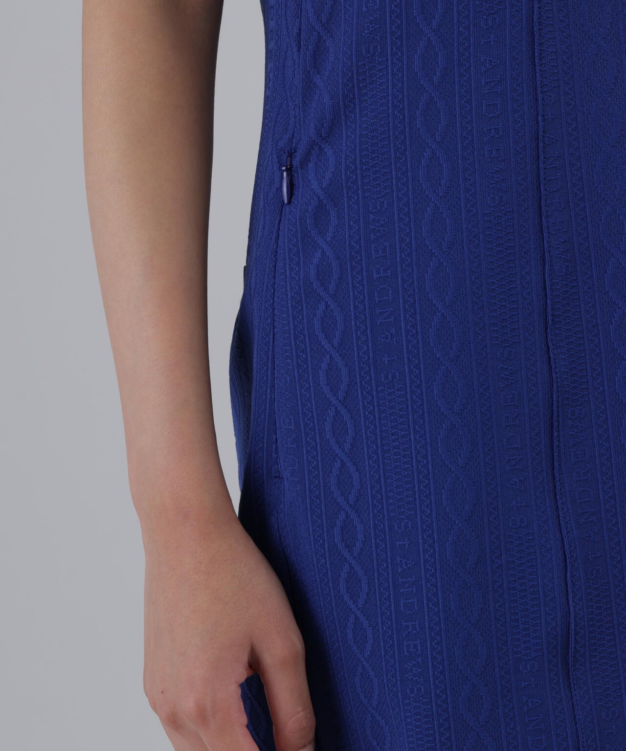 縄柄リンクス半袖ワンピース (WOMENS)