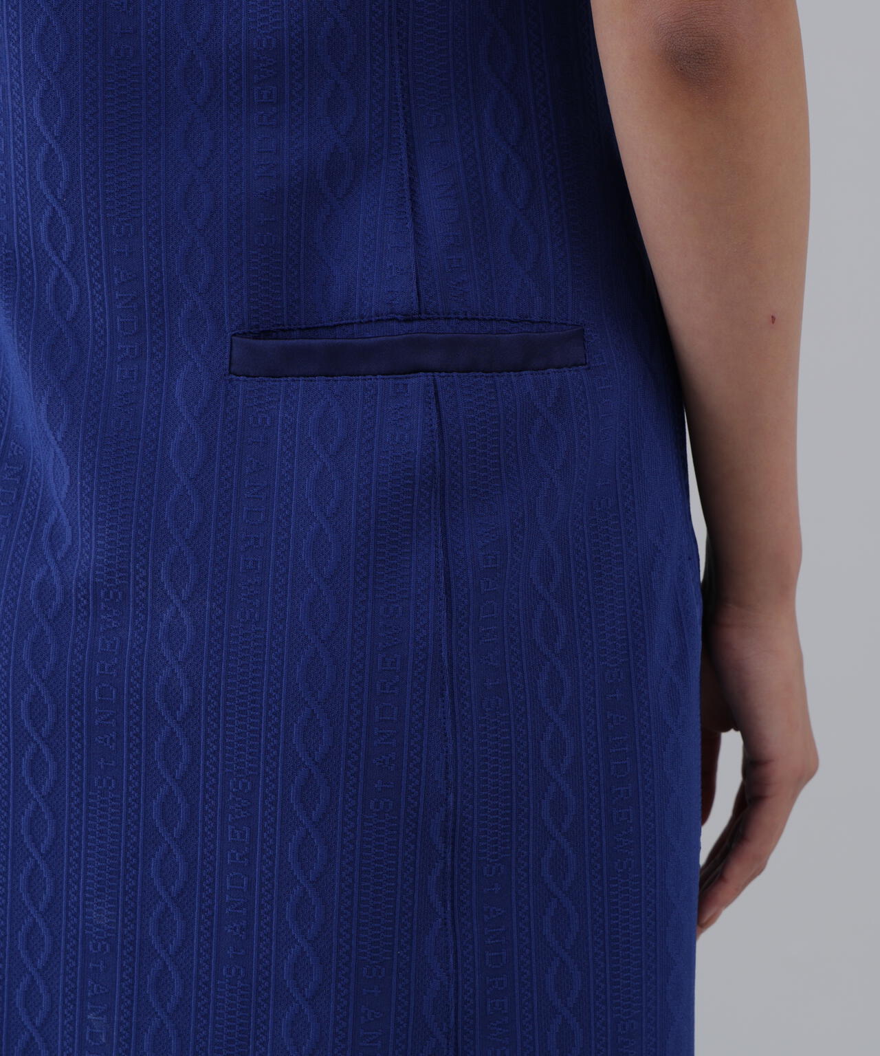 縄柄リンクス半袖ワンピース (WOMENS)