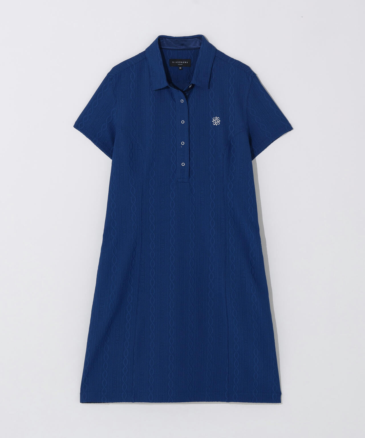 縄柄リンクス半袖ワンピース (WOMENS)