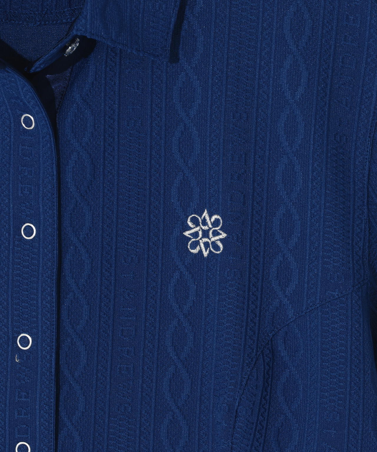 縄柄リンクス半袖ワンピース (WOMENS)