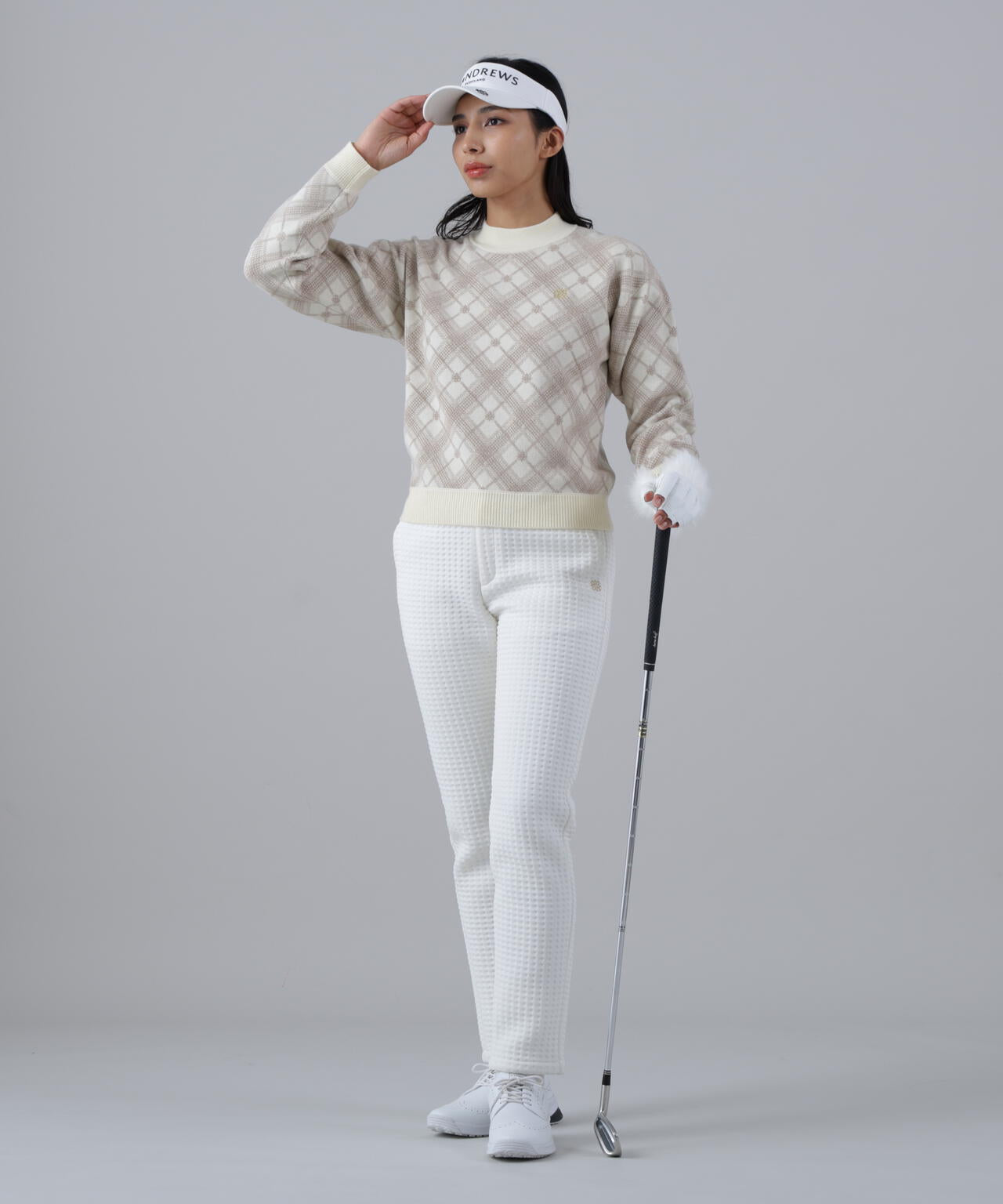 ダンボールピンソニックエンボスパンツ (WOMENS)