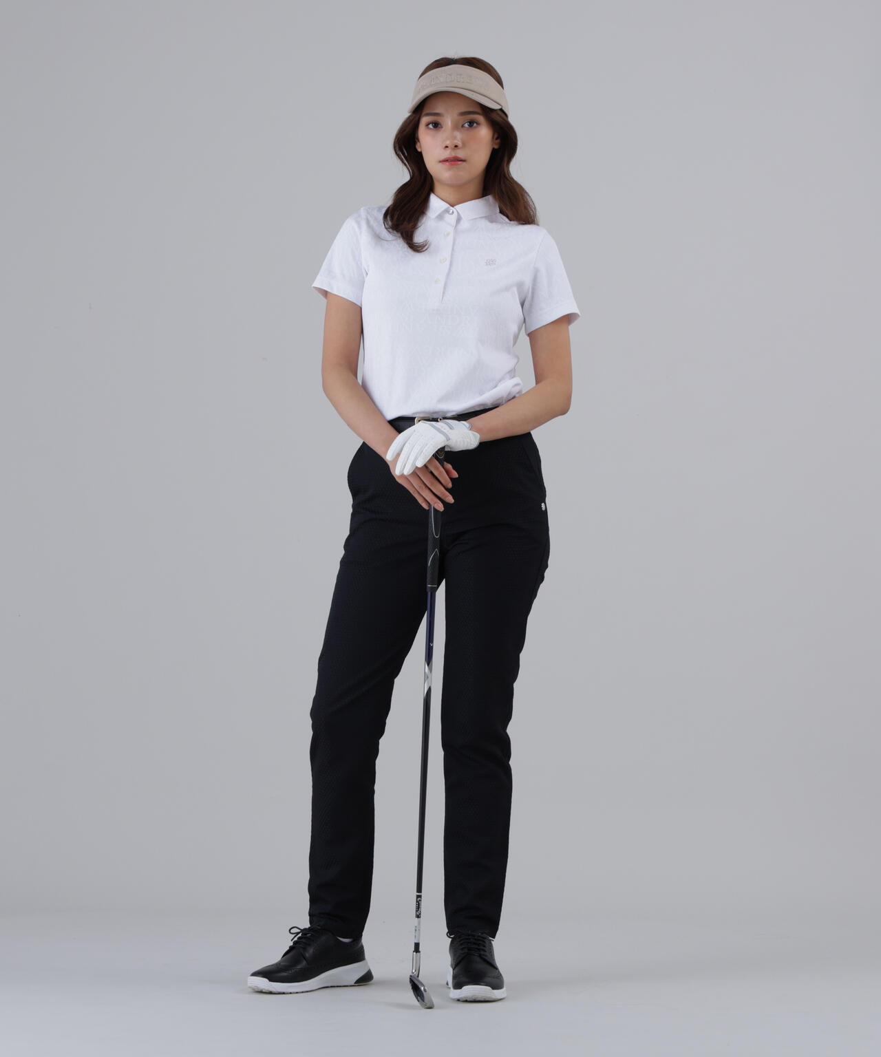 【ストレッチ】サークルジャガードパンツ (WOMENS)