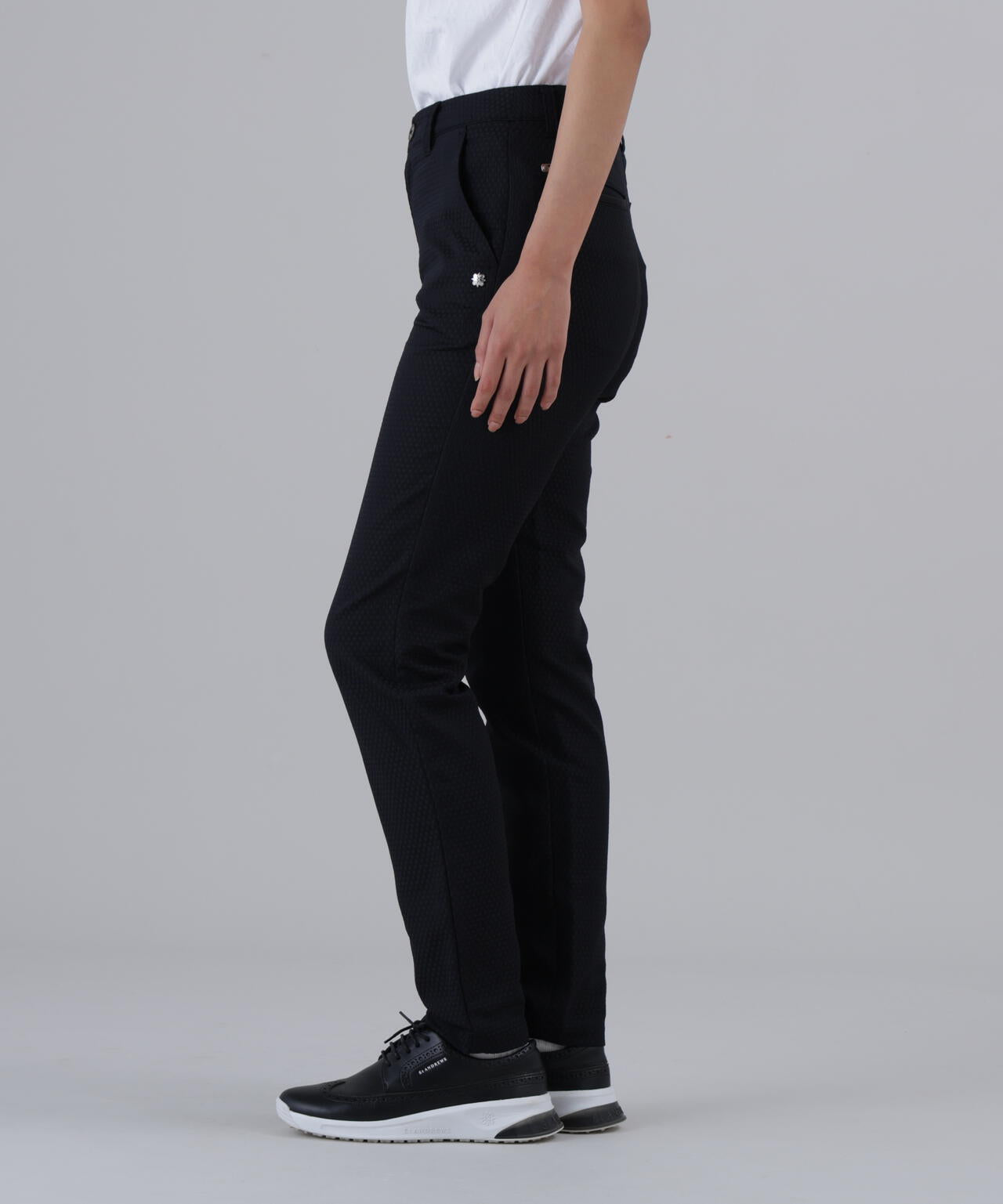【ストレッチ】サークルジャガードパンツ (WOMENS)