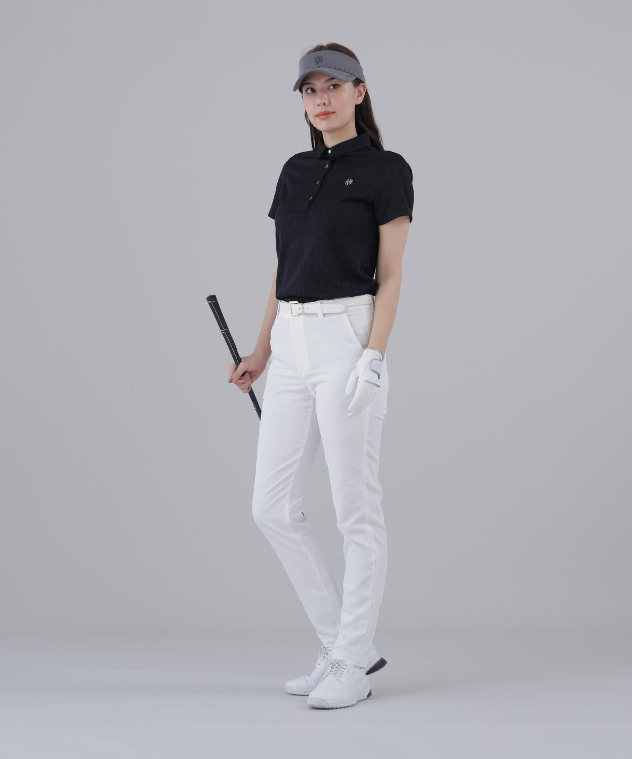 【ストレッチ】サークルジャガードパンツ (WOMENS)