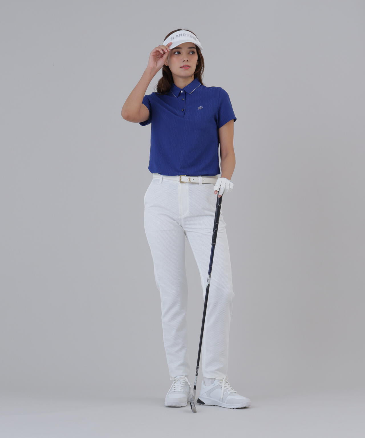 【ストレッチ】サークルジャガードパンツ (WOMENS)