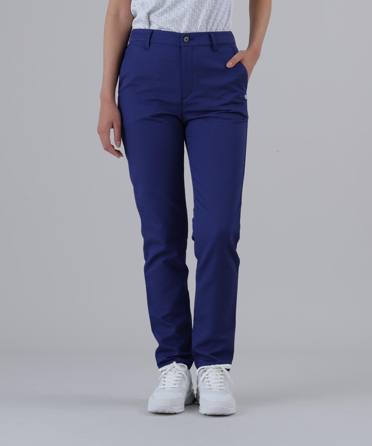 【ストレッチ】サークルジャガードパンツ (WOMENS)