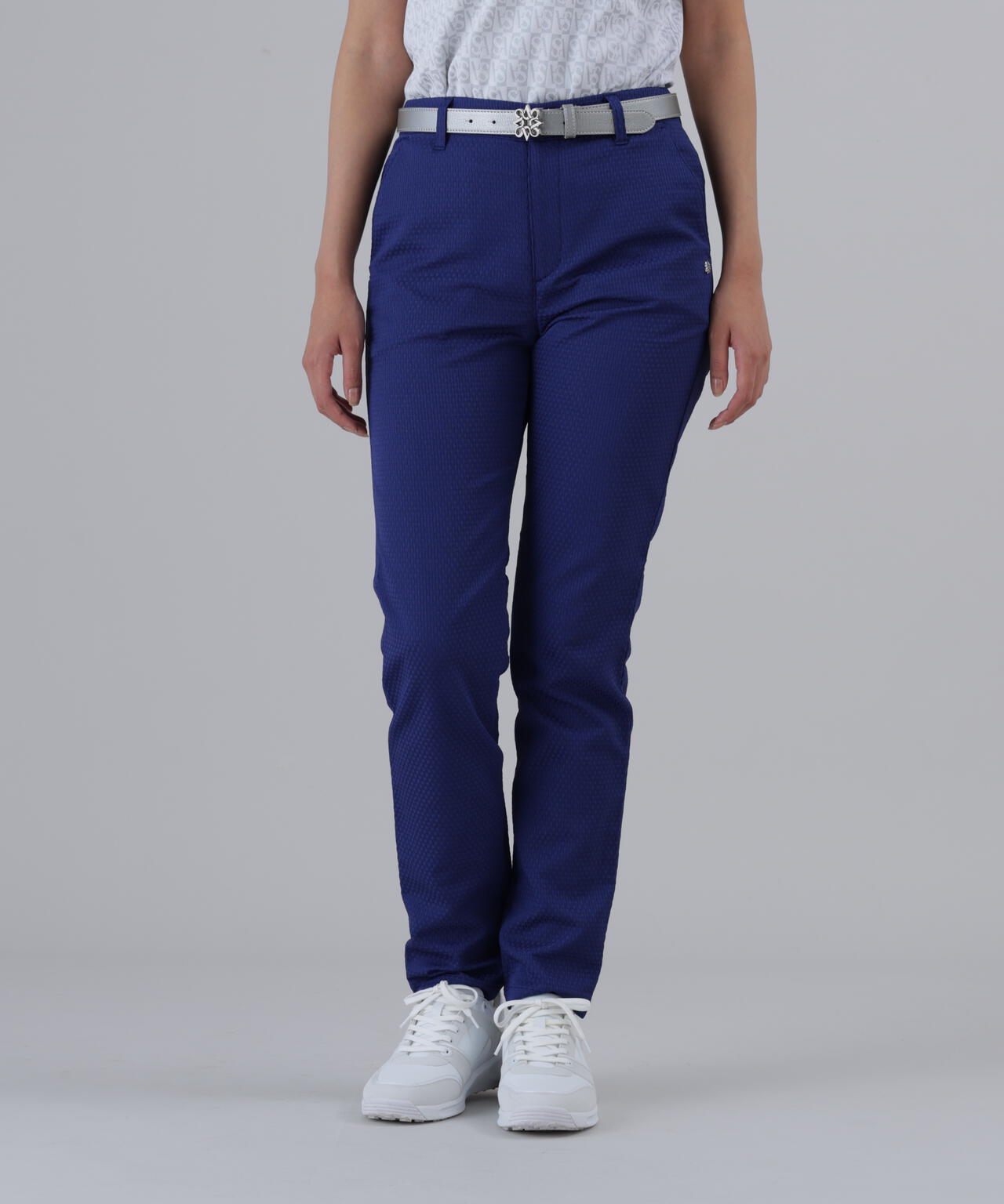 【ストレッチ】サークルジャガードパンツ (WOMENS)