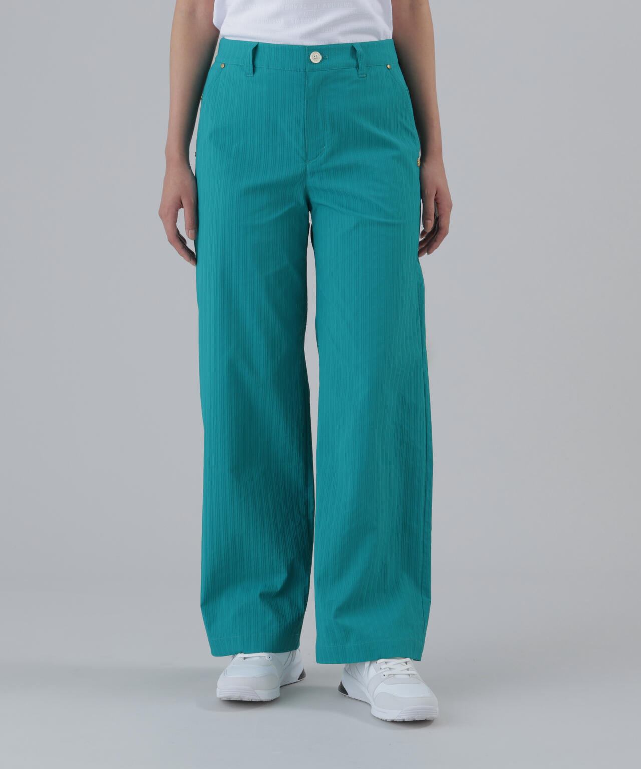 【ストレッチ】ドビーストライプパンツ (WOMENS)