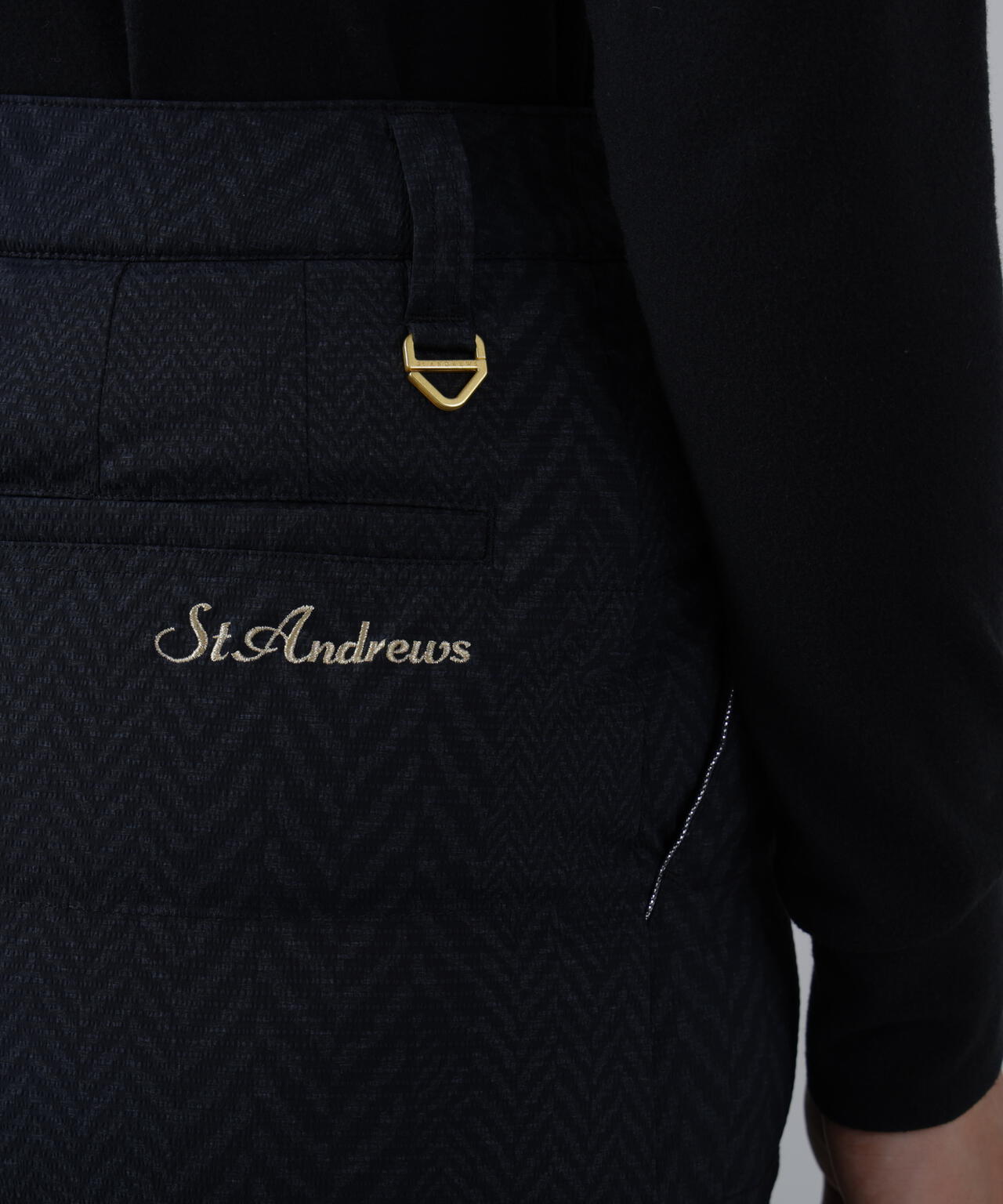 ヘリンボーンプリント中綿キルトスカート (WOMENS)