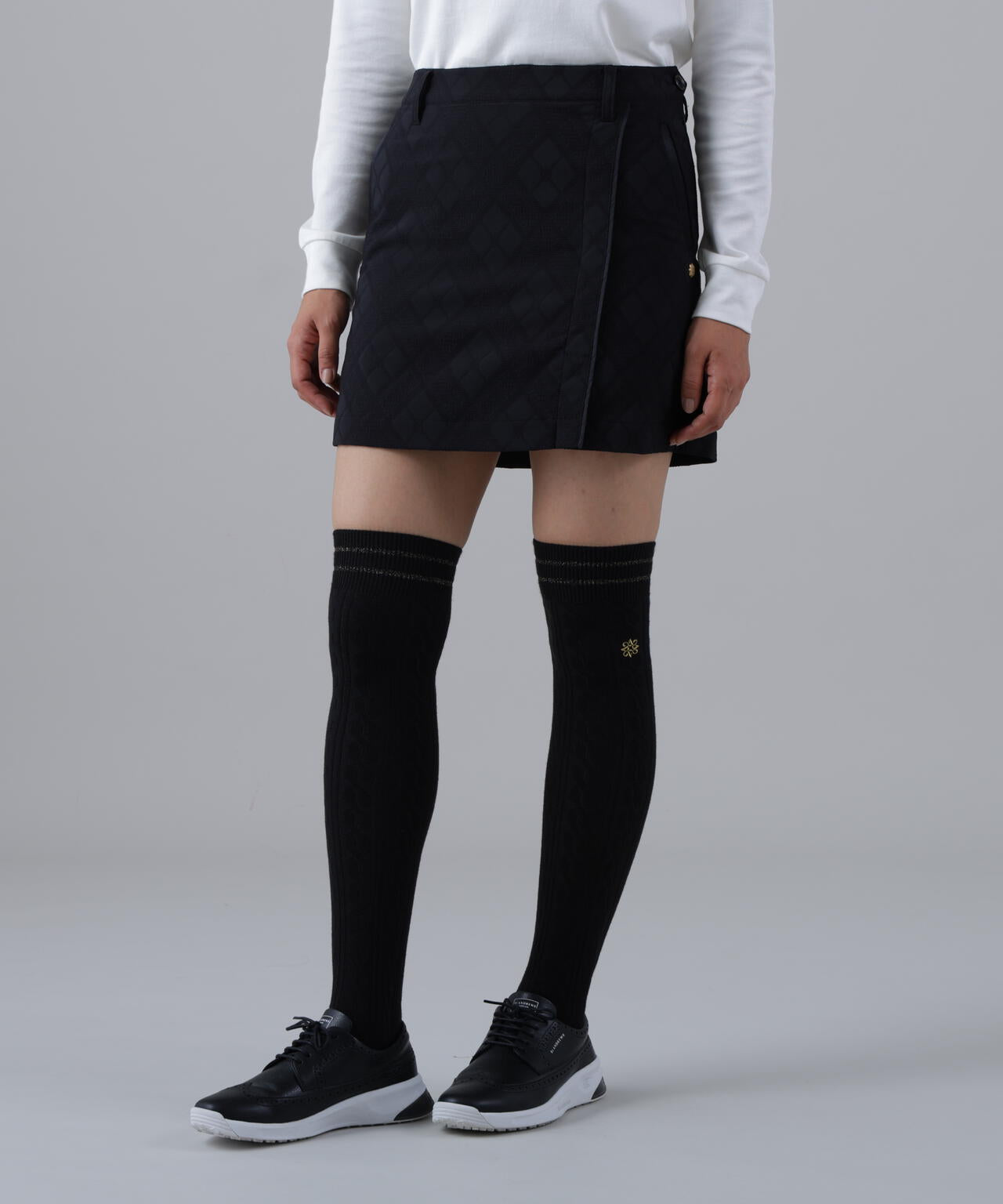 バイアスチェックジャガードスカート (WOMENS)
