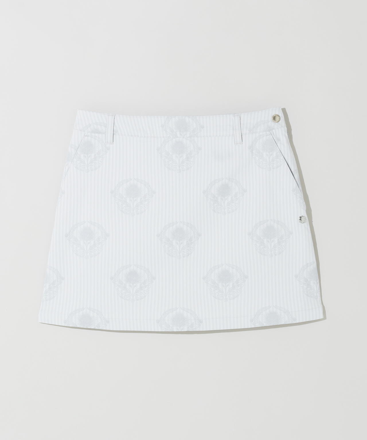 【ストレッチ】ロンドンストライプアザミジャガードスカート (WOMENS)