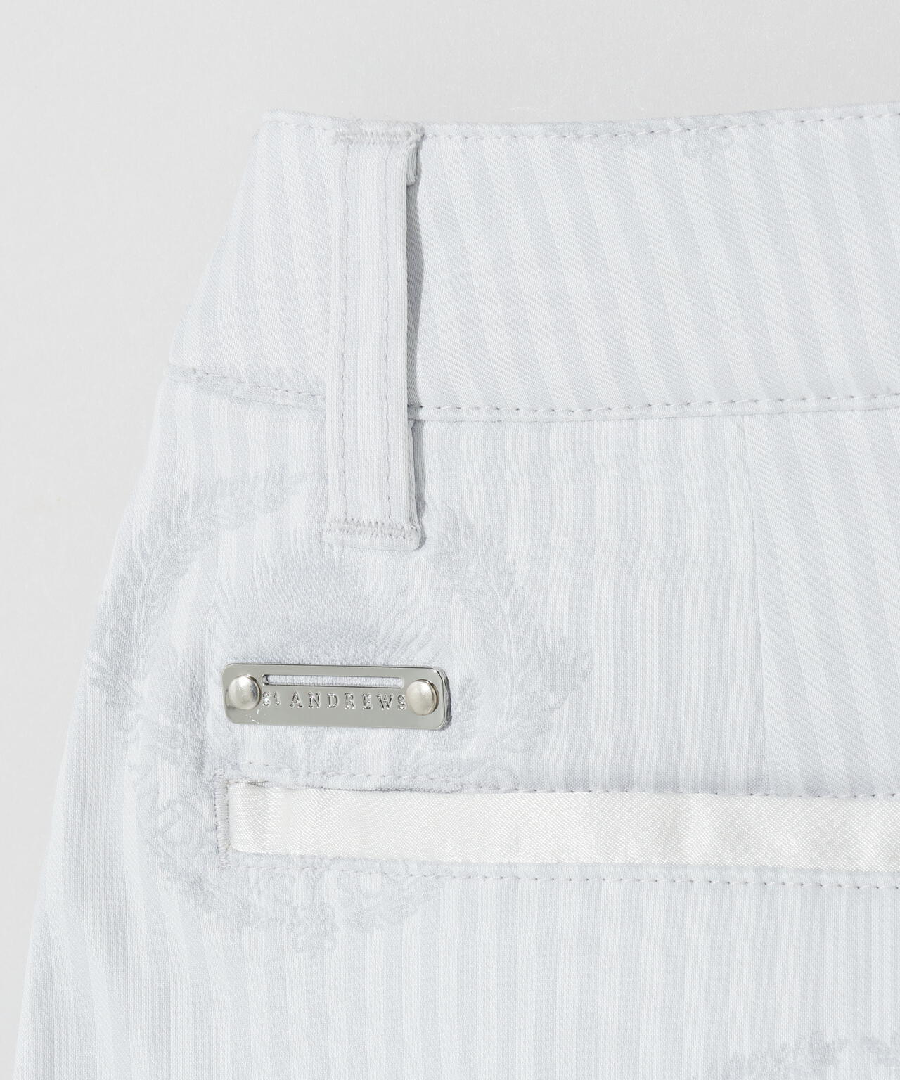 【ストレッチ】ロンドンストライプアザミジャガードスカート (WOMENS)