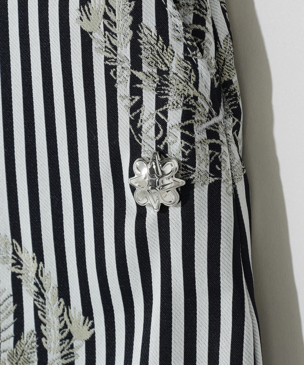 【ストレッチ】ロンドンストライプアザミジャガードスカート (WOMENS)