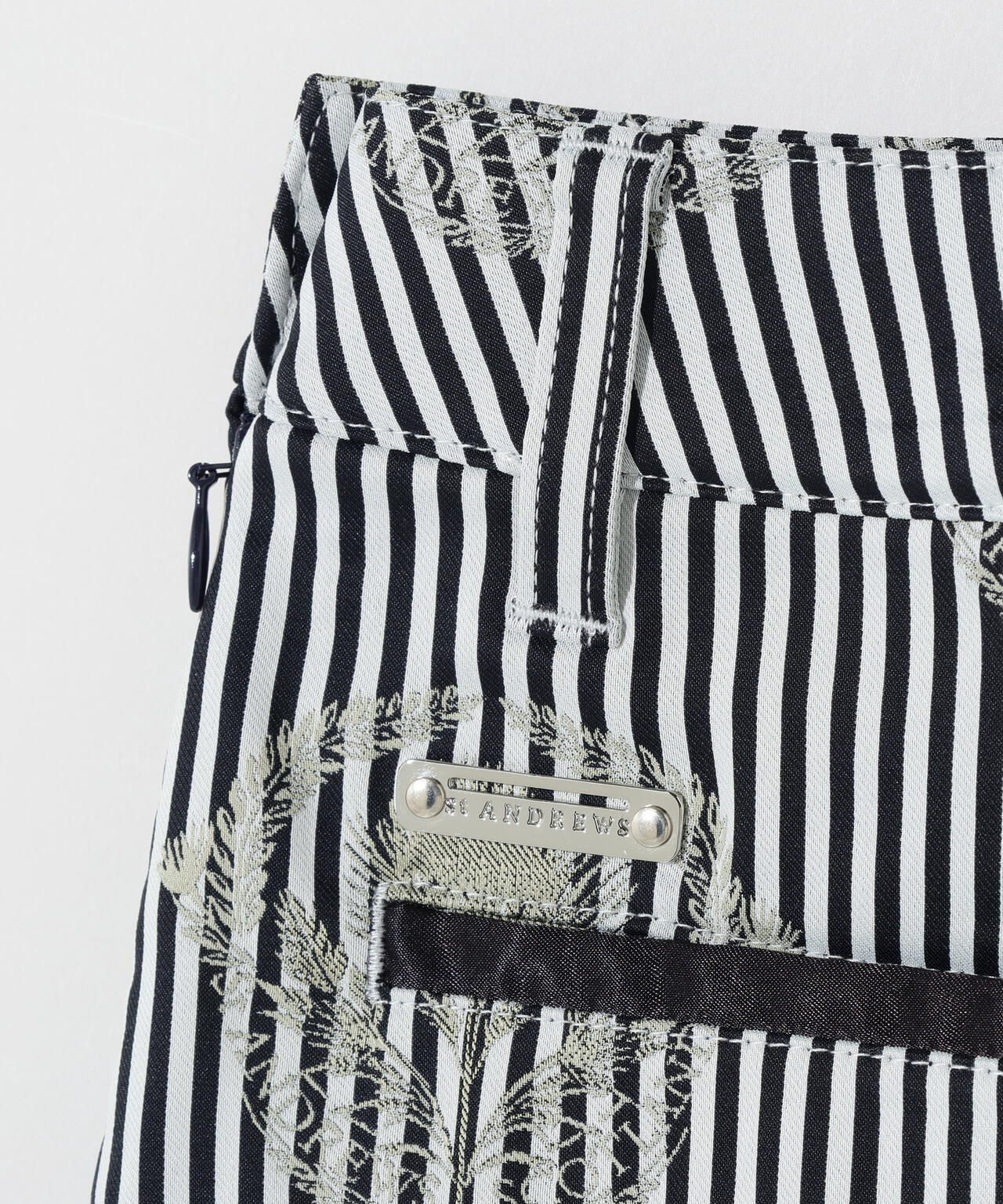 【ストレッチ】ロンドンストライプアザミジャガードスカート (WOMENS)