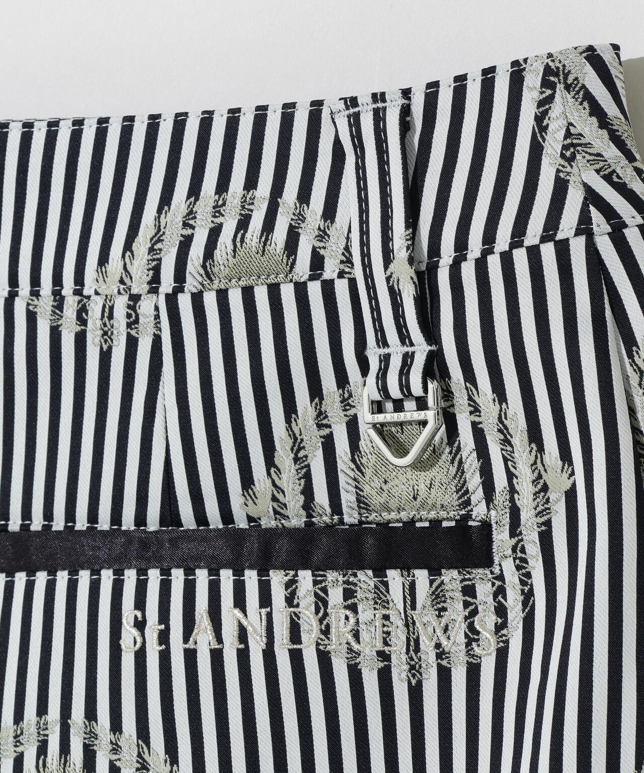 【ストレッチ】ロンドンストライプアザミジャガードスカート (WOMENS)