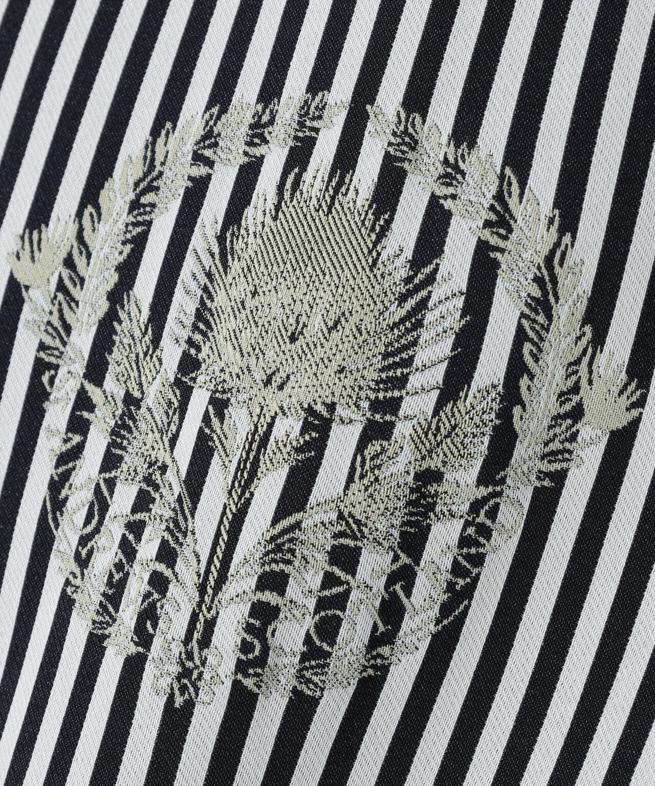 【ストレッチ】ロンドンストライプアザミジャガードスカート (WOMENS)