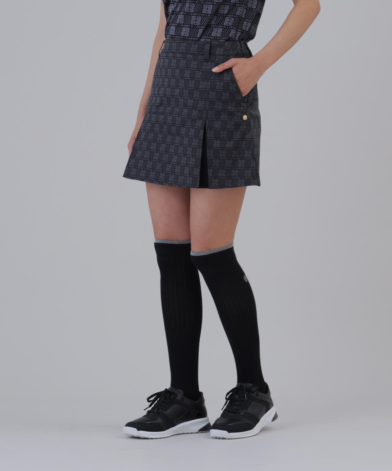 【ストレッチ】SAモノグラムジャガードスカート (WOMENS)