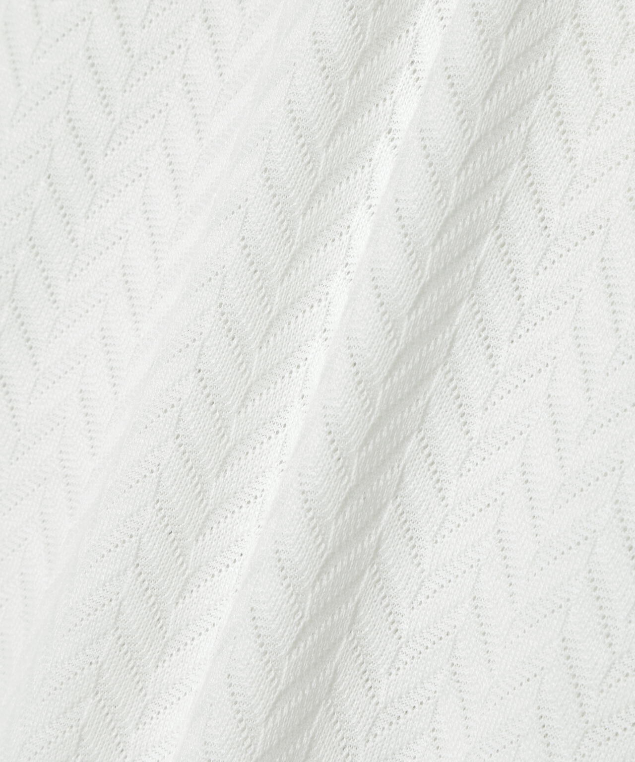 ヘリンボーンジャガード半袖ポロシャツ (WOMENS)