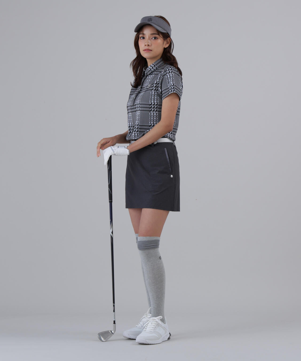 ホースビットチェックジャガード半袖シャツ (WOMENS)